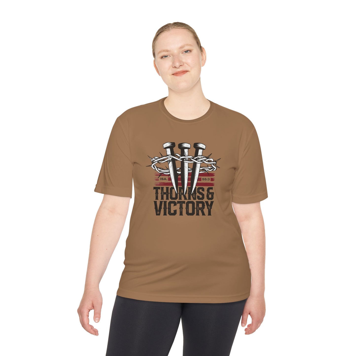 "Thorns & Victory" Unisex Moisture Wicking Tee - The Shield of Light
