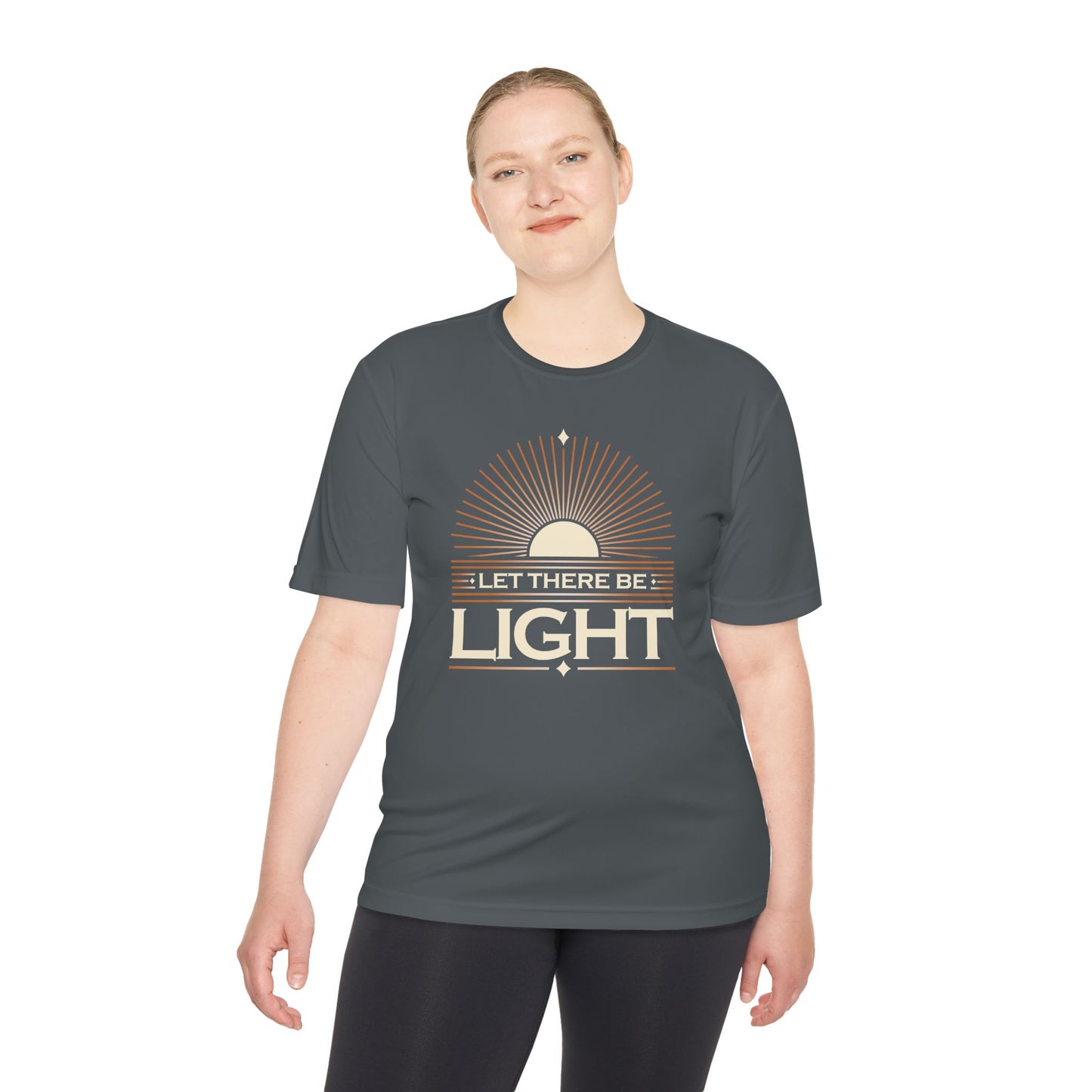 "Let There Be Light" Unisex Moisture Wicking Tee - The Shield of Light