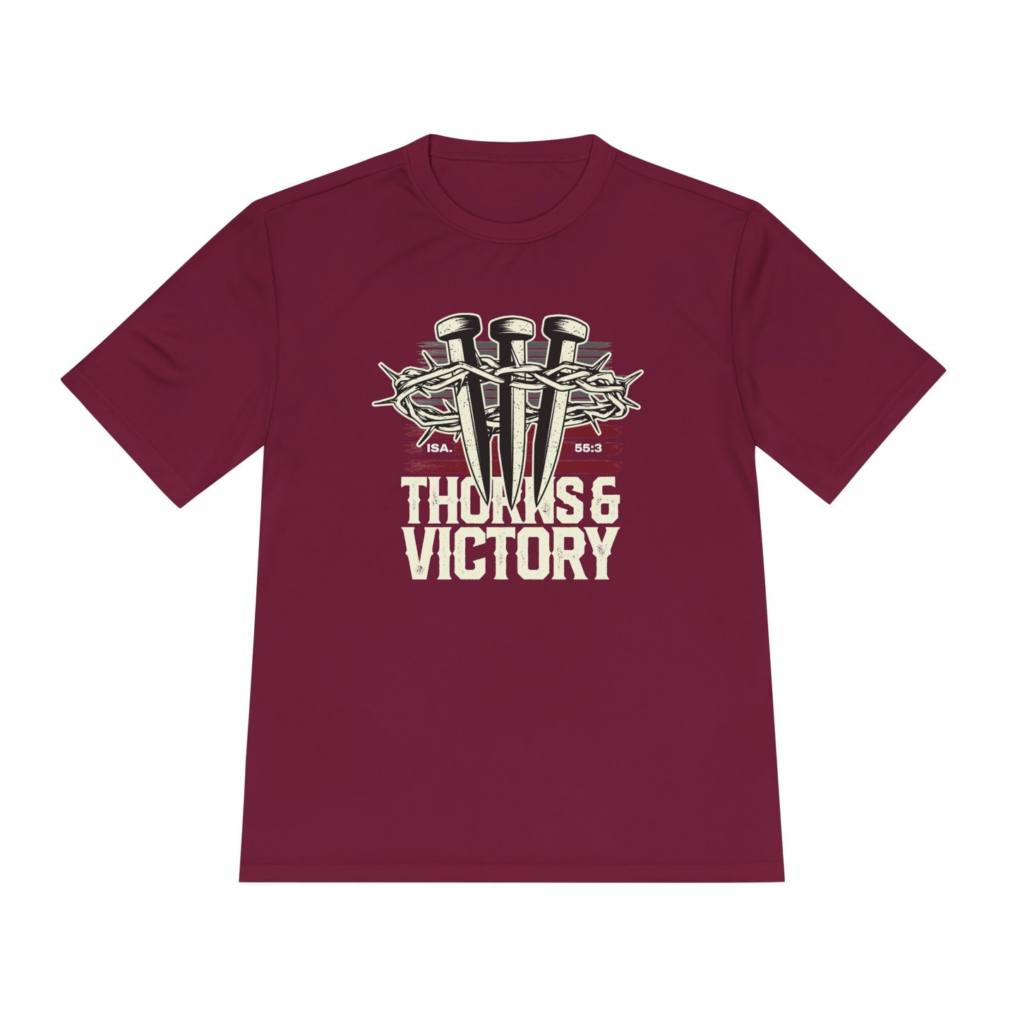 "Thorns & Victory" Unisex Moisture Wicking Tee - The Shield of Light