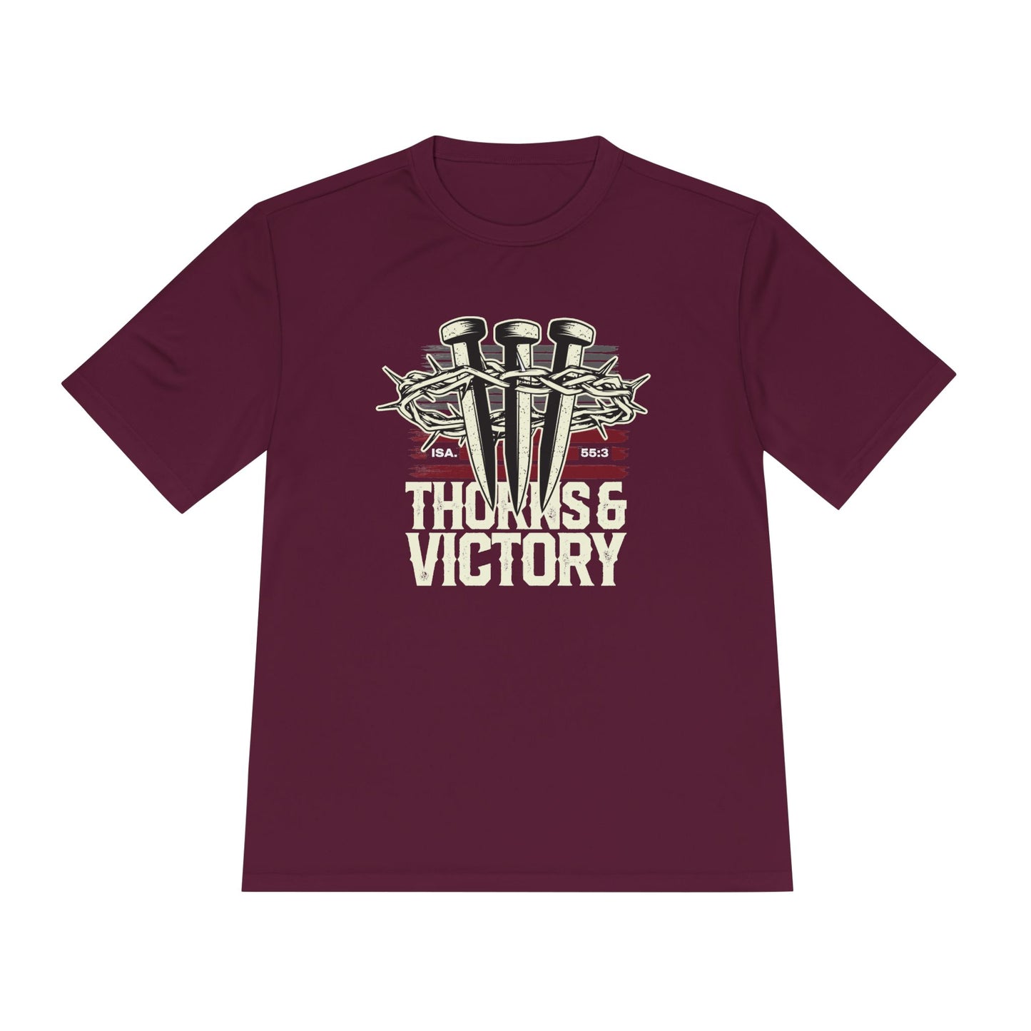 "Thorns & Victory" Unisex Moisture Wicking Tee - The Shield of Light