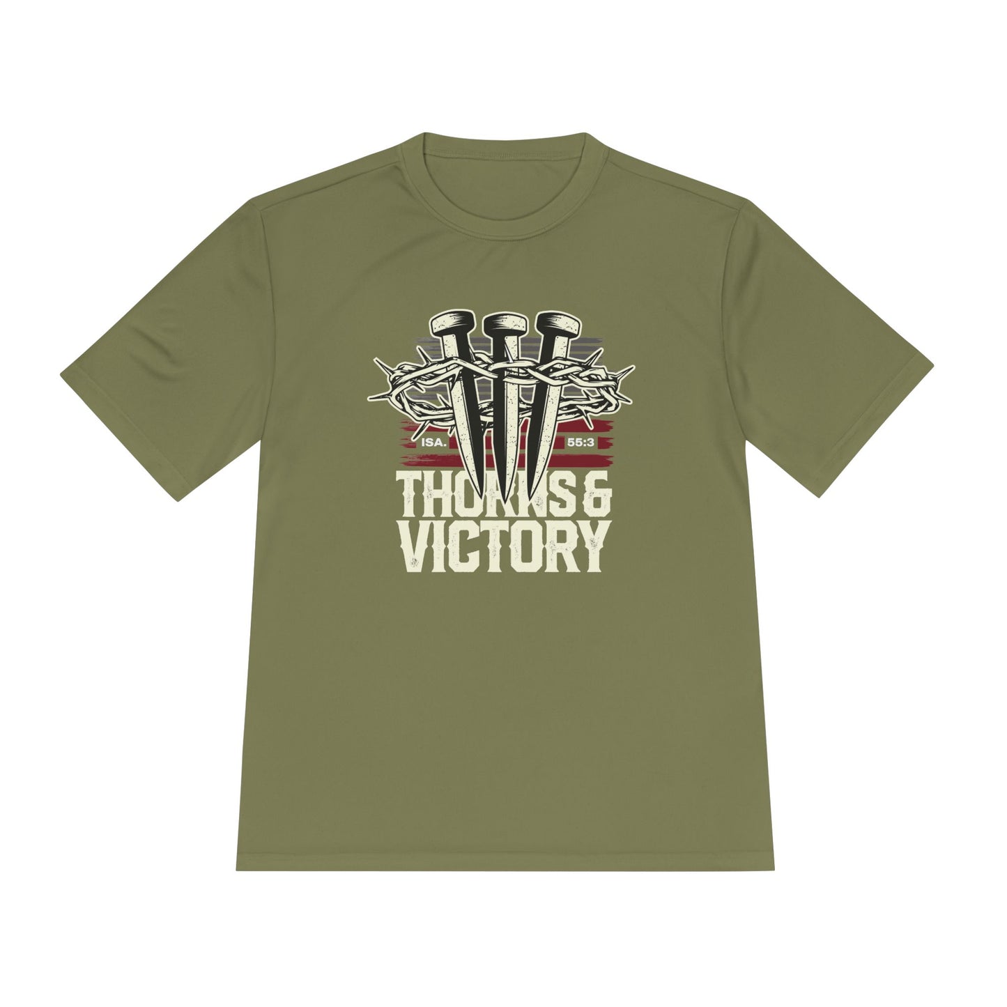 "Thorns & Victory" Unisex Moisture Wicking Tee - The Shield of Light