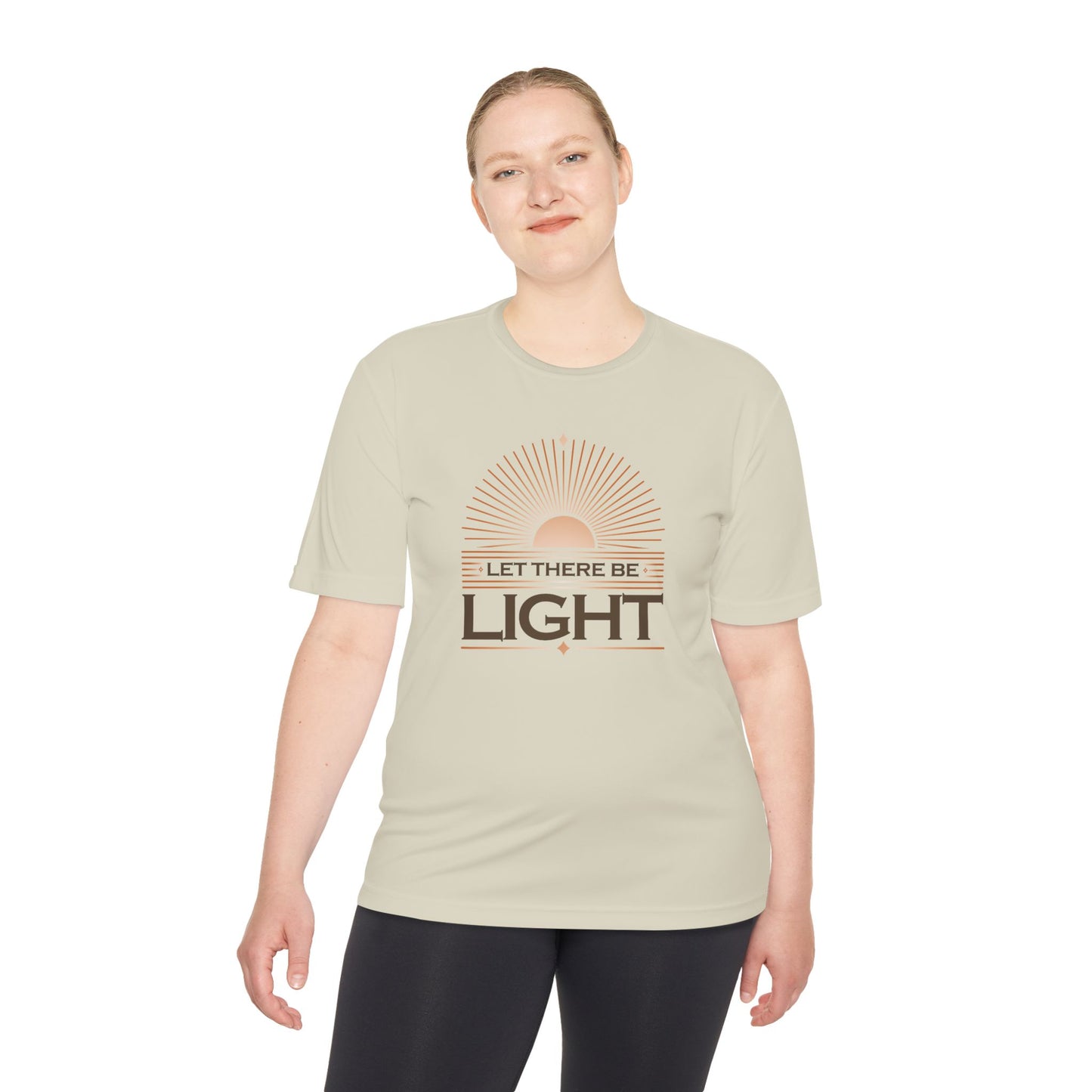 'Let There Be Light' Unisex Moisture Wicking Tee - The Shield of Light