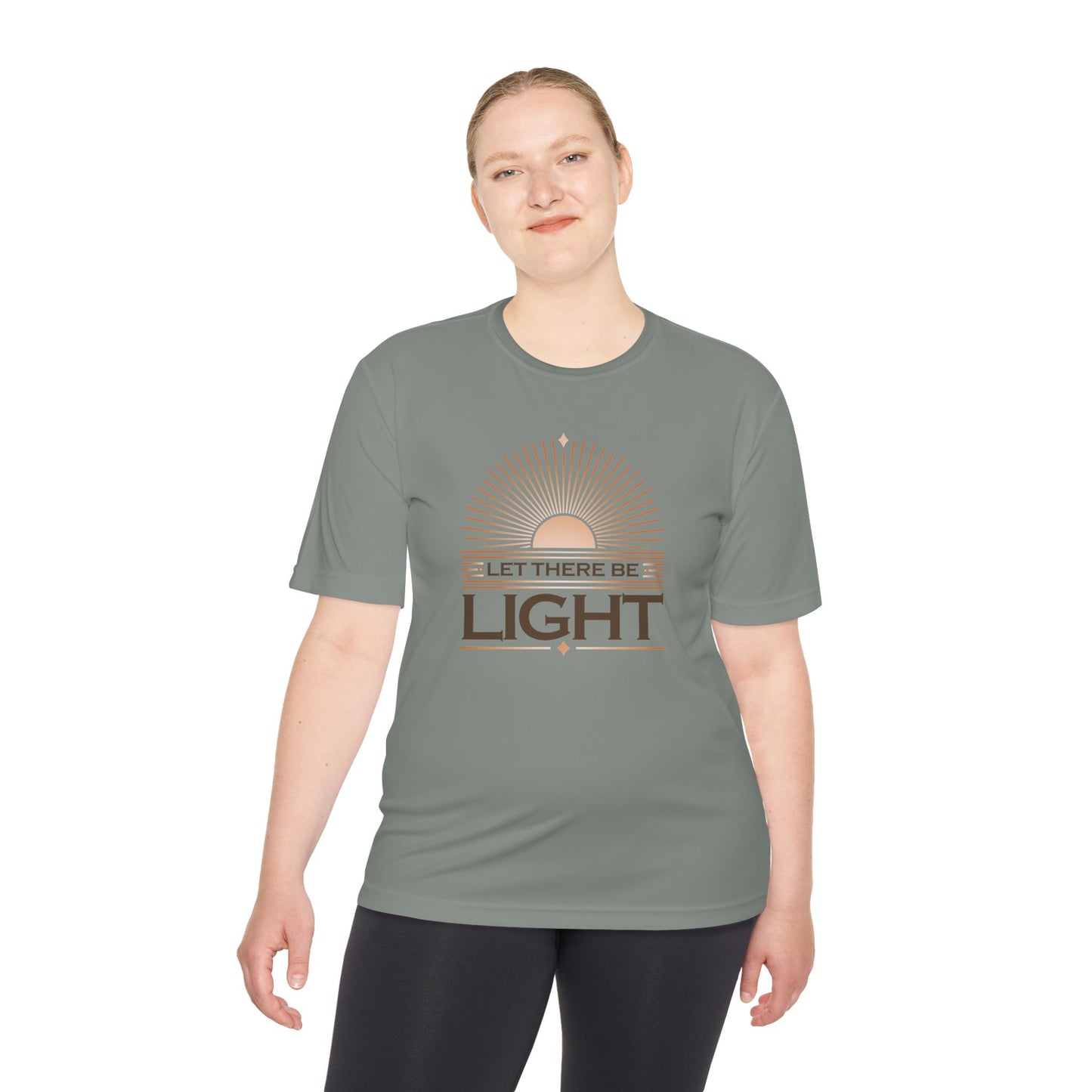 'Let There Be Light' Unisex Moisture Wicking Tee - The Shield of Light