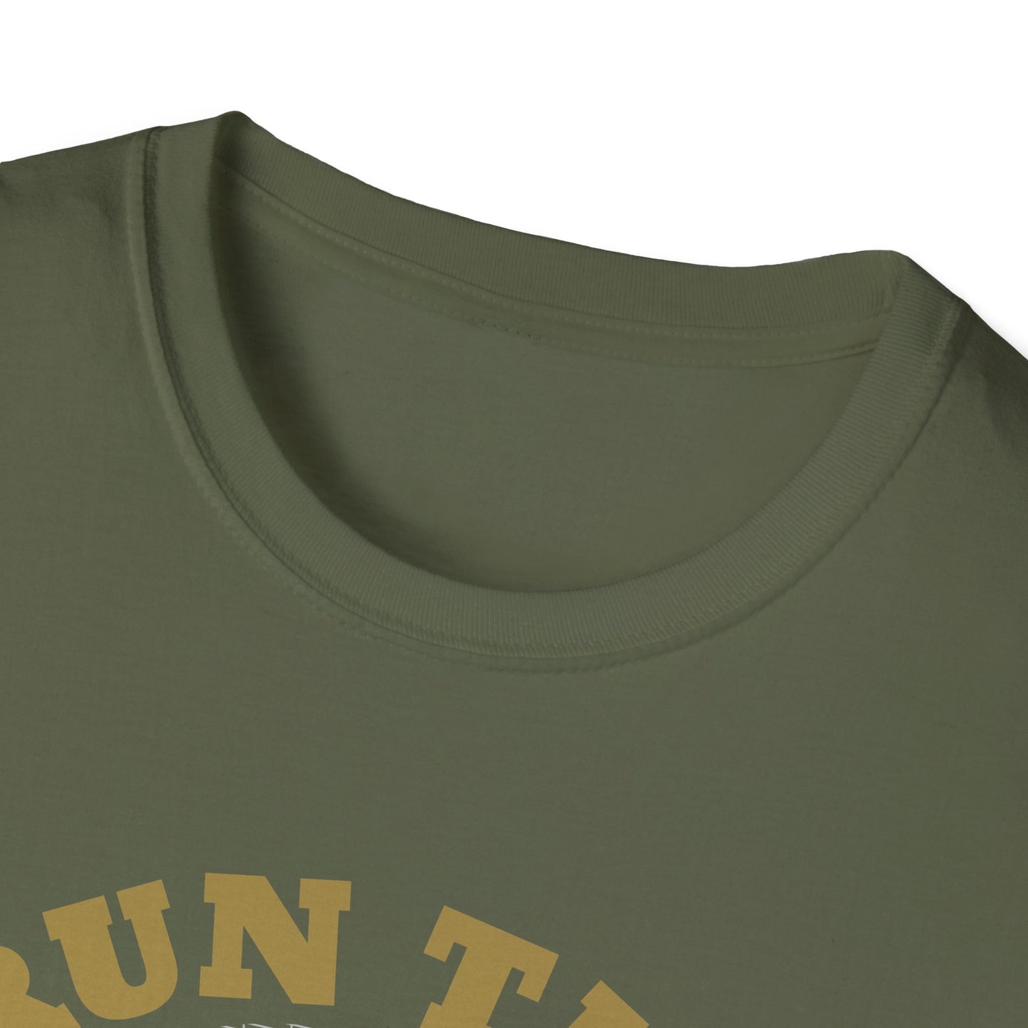 "Run The Race " Unisex Softstyle T-Shirt - The Shield of Light
