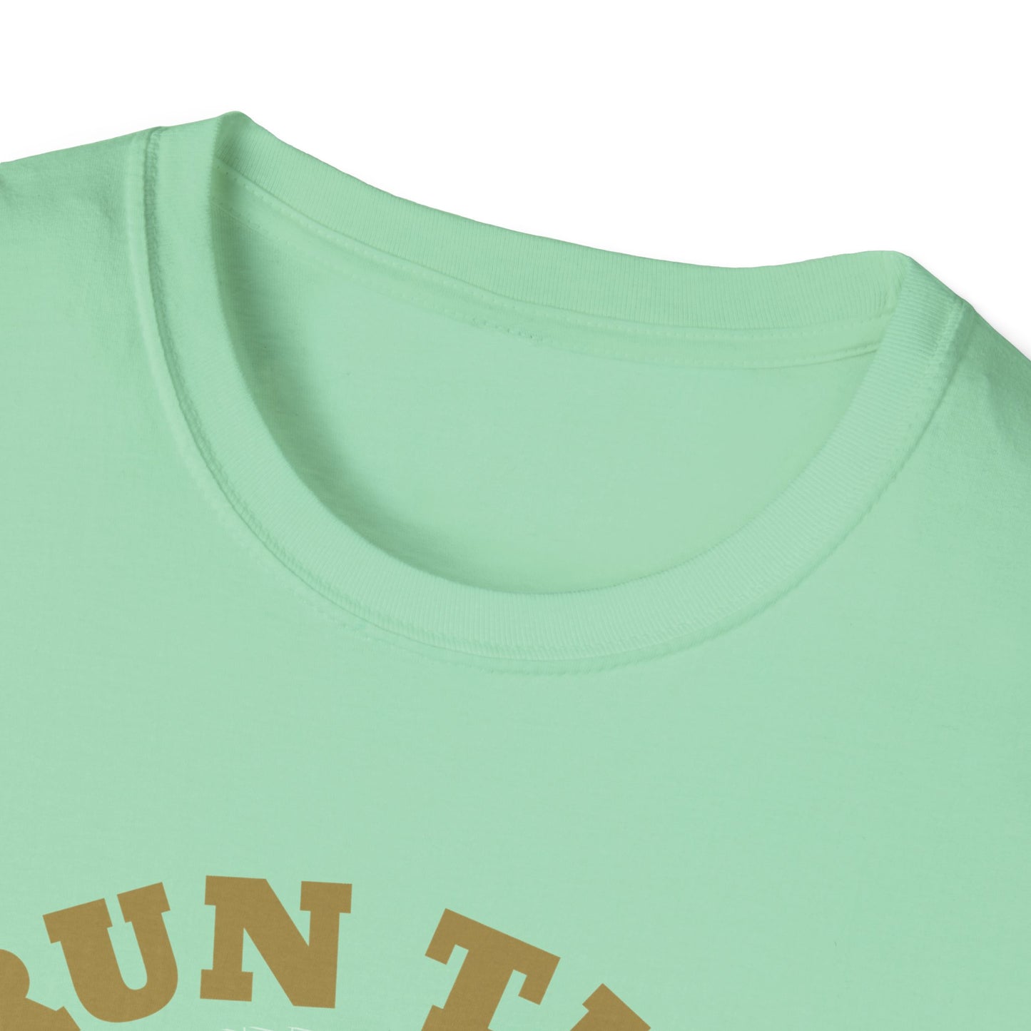 "Run The Race " Unisex Softstyle T-Shirt - The Shield of Light