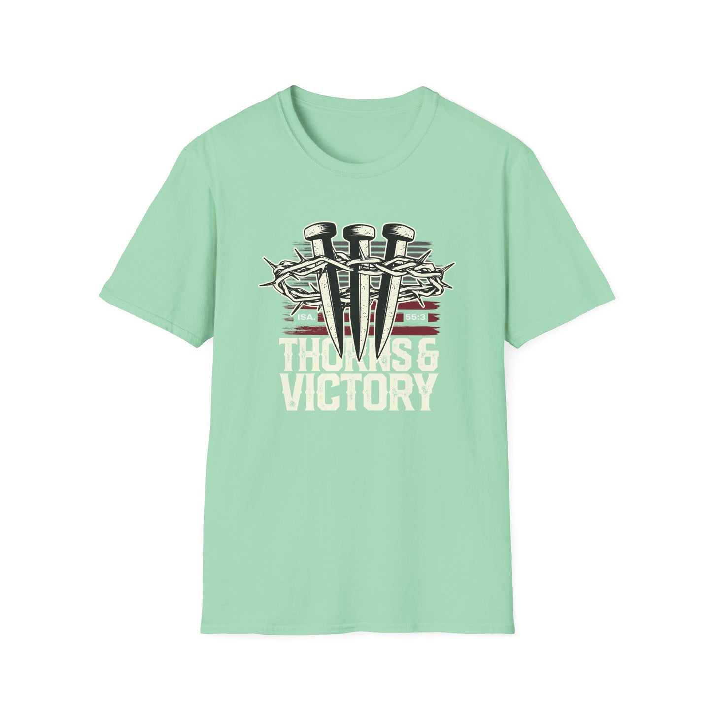 "Thorns & Victory" Unisex Softstyle T-Shirt - The Shield of Light