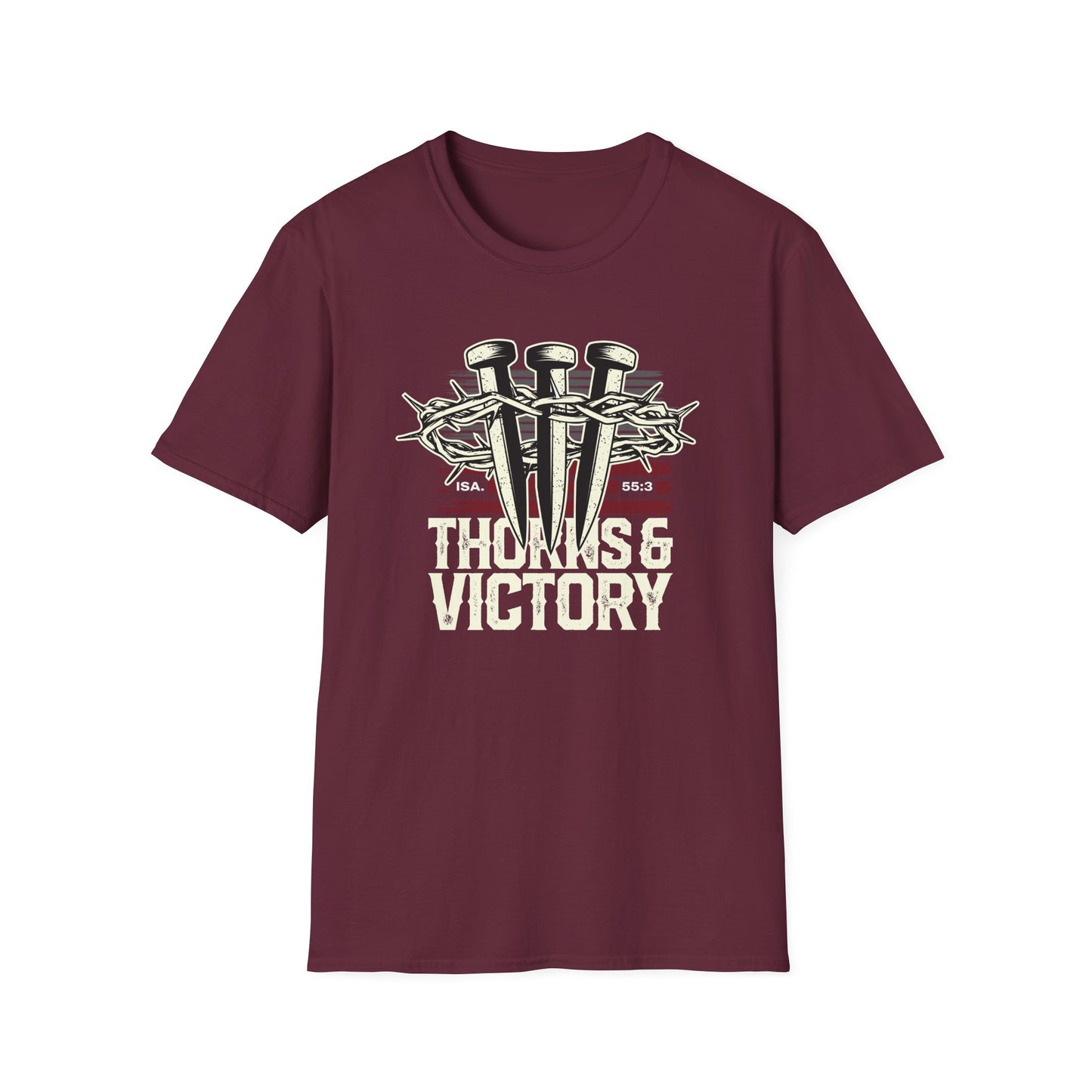 "Thorns & Victory" Unisex Softstyle T-Shirt - The Shield of Light