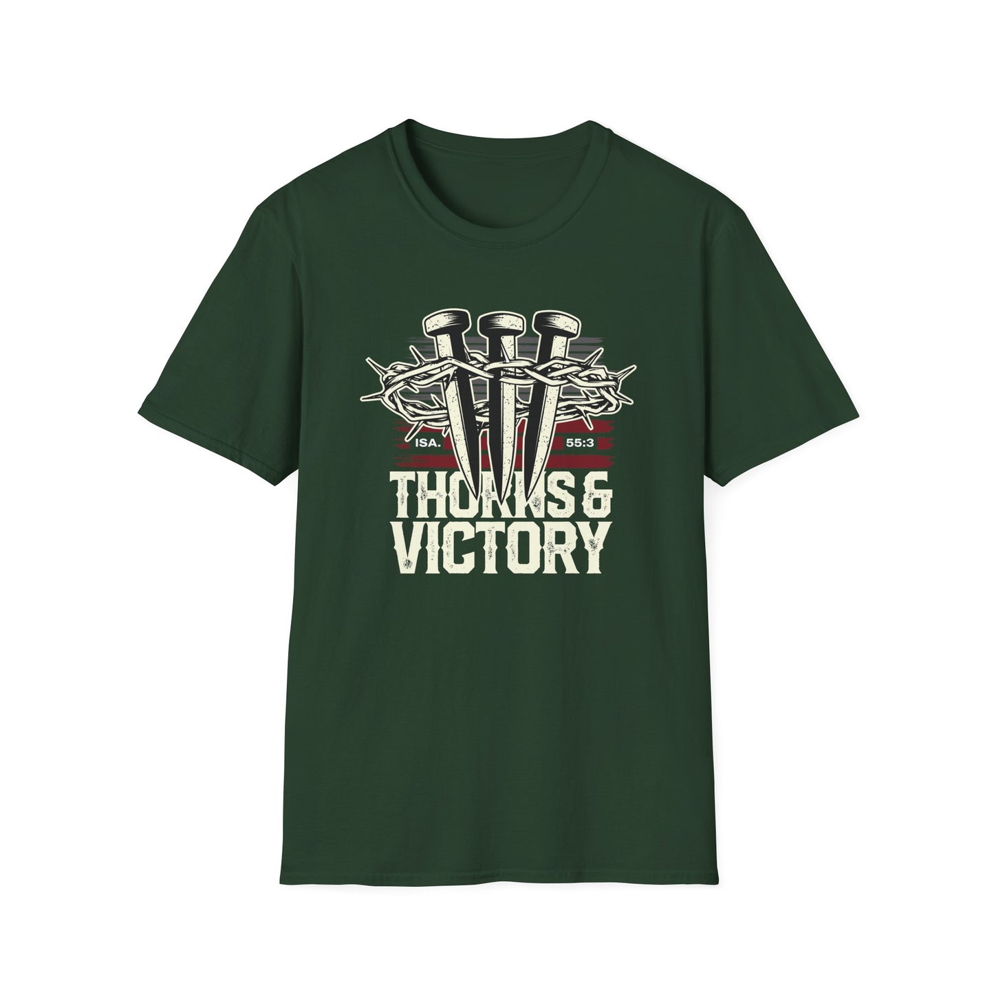"Thorns & Victory" Unisex Softstyle T-Shirt - The Shield of Light