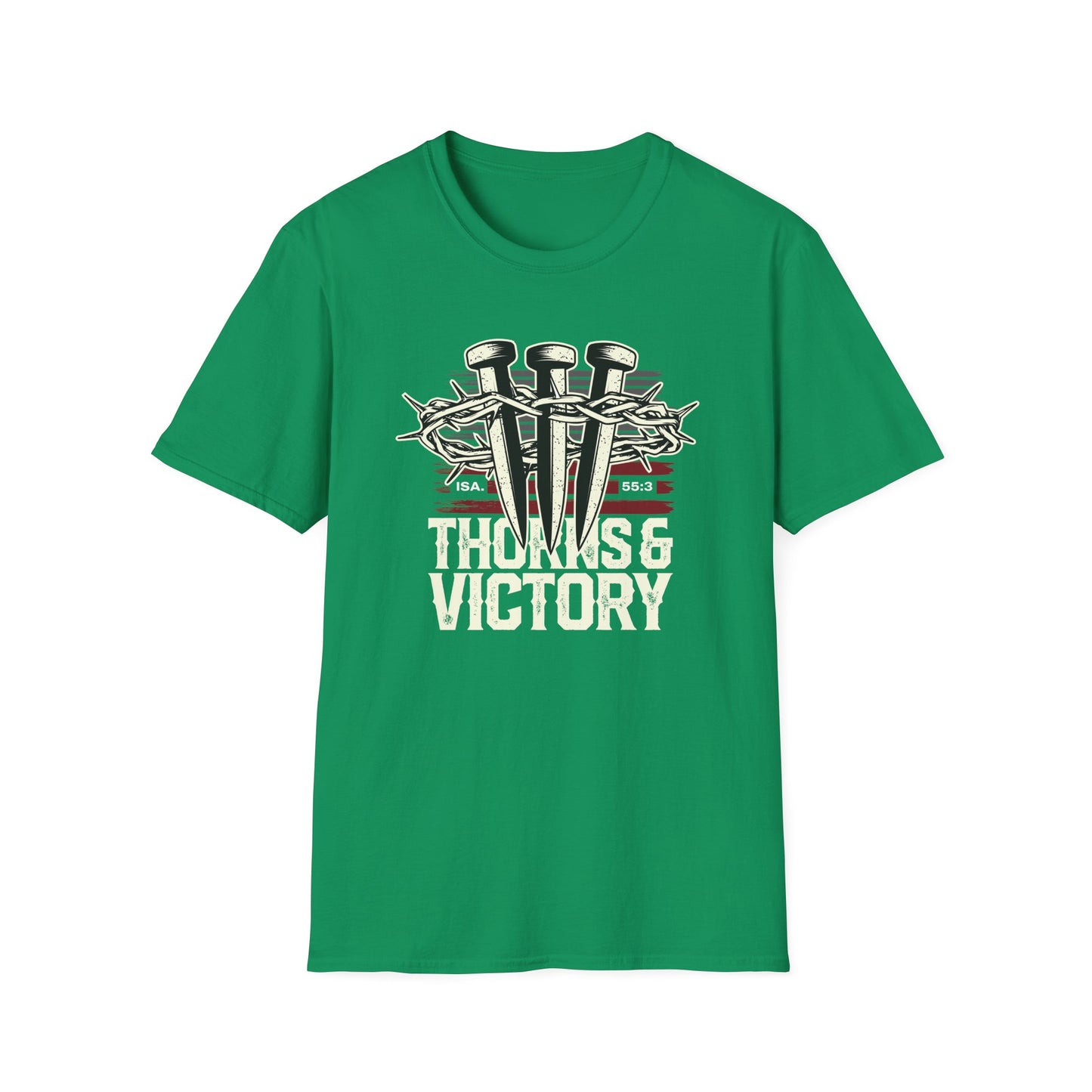 "Thorns & Victory" Unisex Softstyle T-Shirt - The Shield of Light