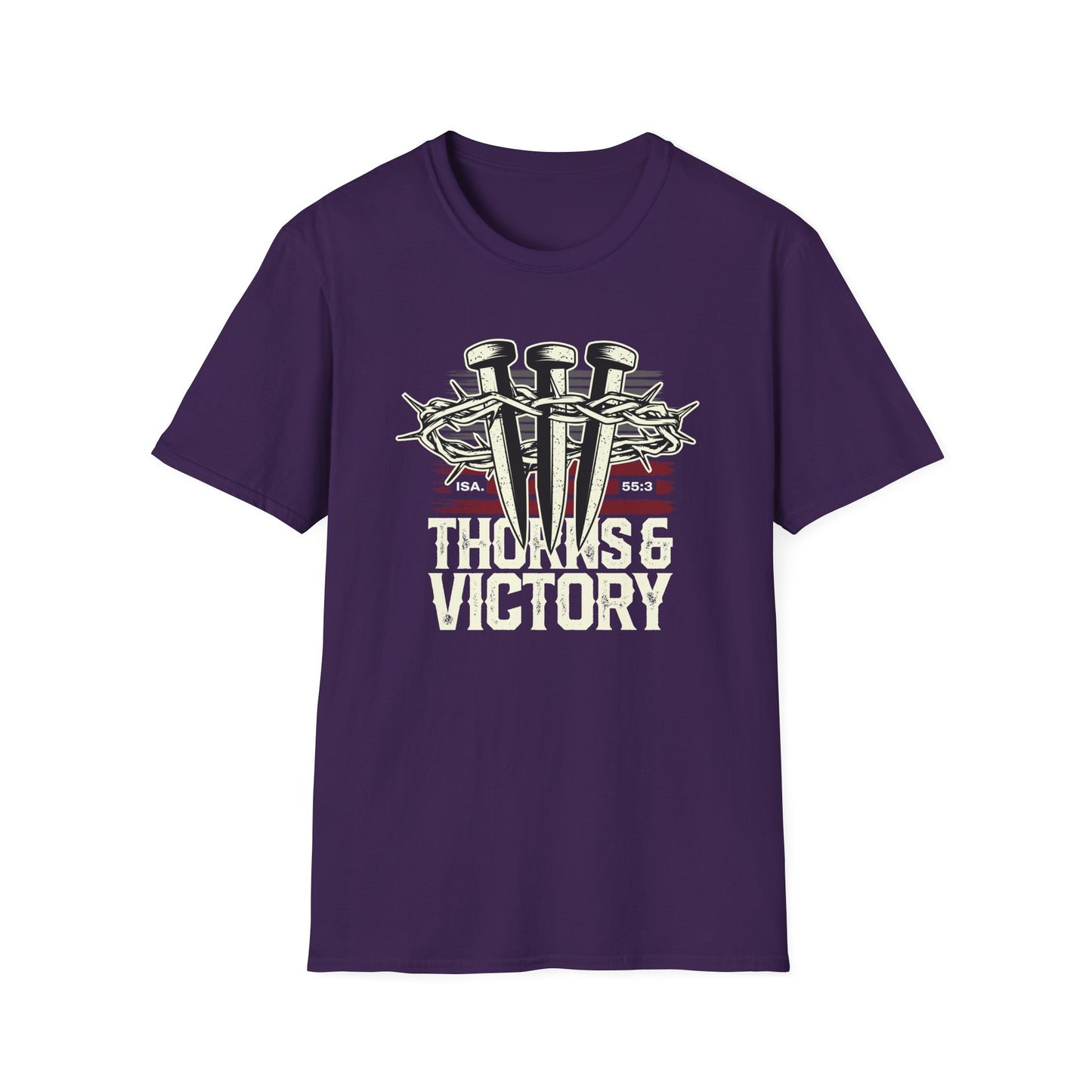 "Thorns & Victory" Unisex Softstyle T-Shirt - The Shield of Light
