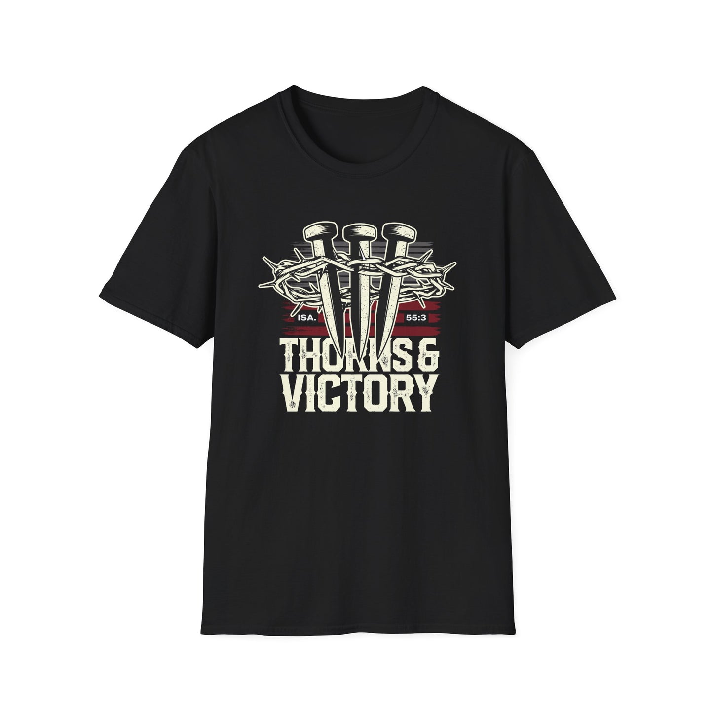 "Thorns & Victory" Unisex Softstyle T-Shirt - The Shield of Light