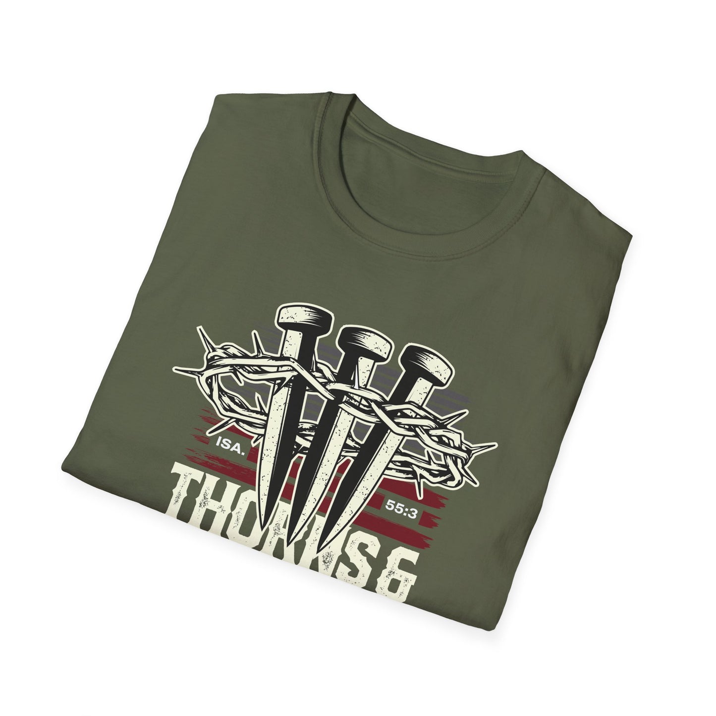 "Thorns & Victory" Unisex Softstyle T-Shirt - The Shield of Light
