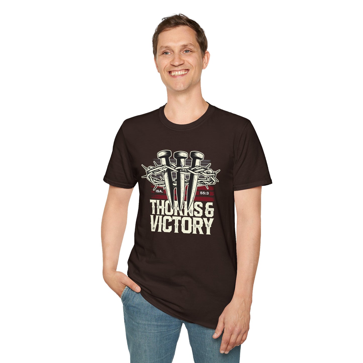 "Thorns & Victory" Unisex Softstyle T-Shirt - The Shield of Light