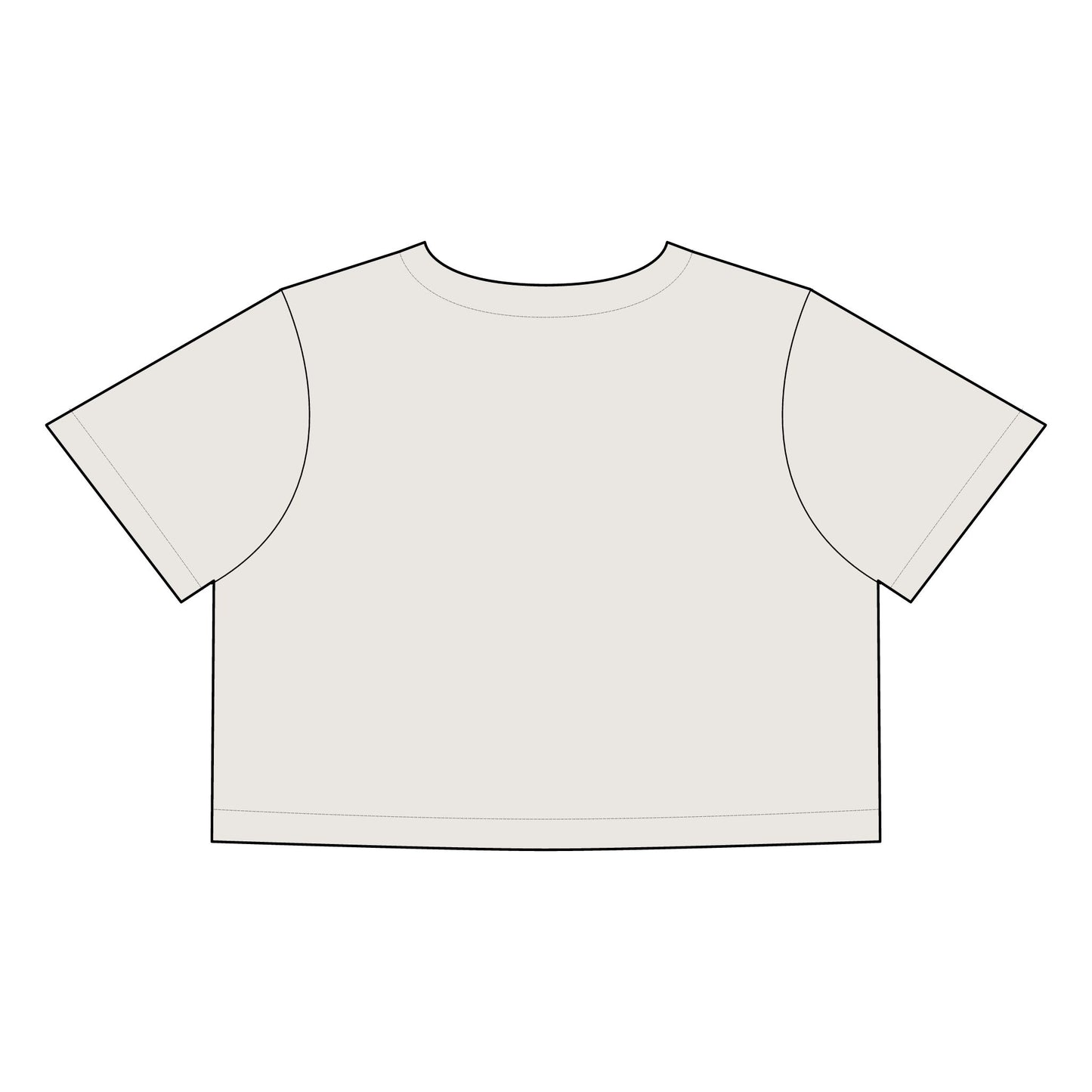 "Let There Be Light" Unisex Faded Crop Tee - The Shield of Light