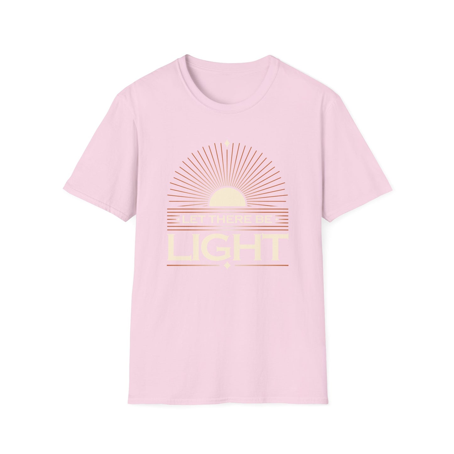""Let There Be Light" " Unisex Softstyle T-Shirt - The Shield of Light