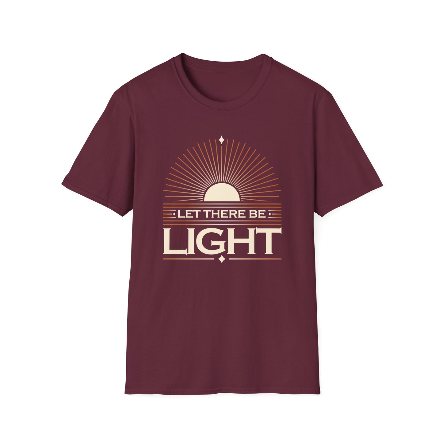 ""Let There Be Light" " Unisex Softstyle T-Shirt - The Shield of Light