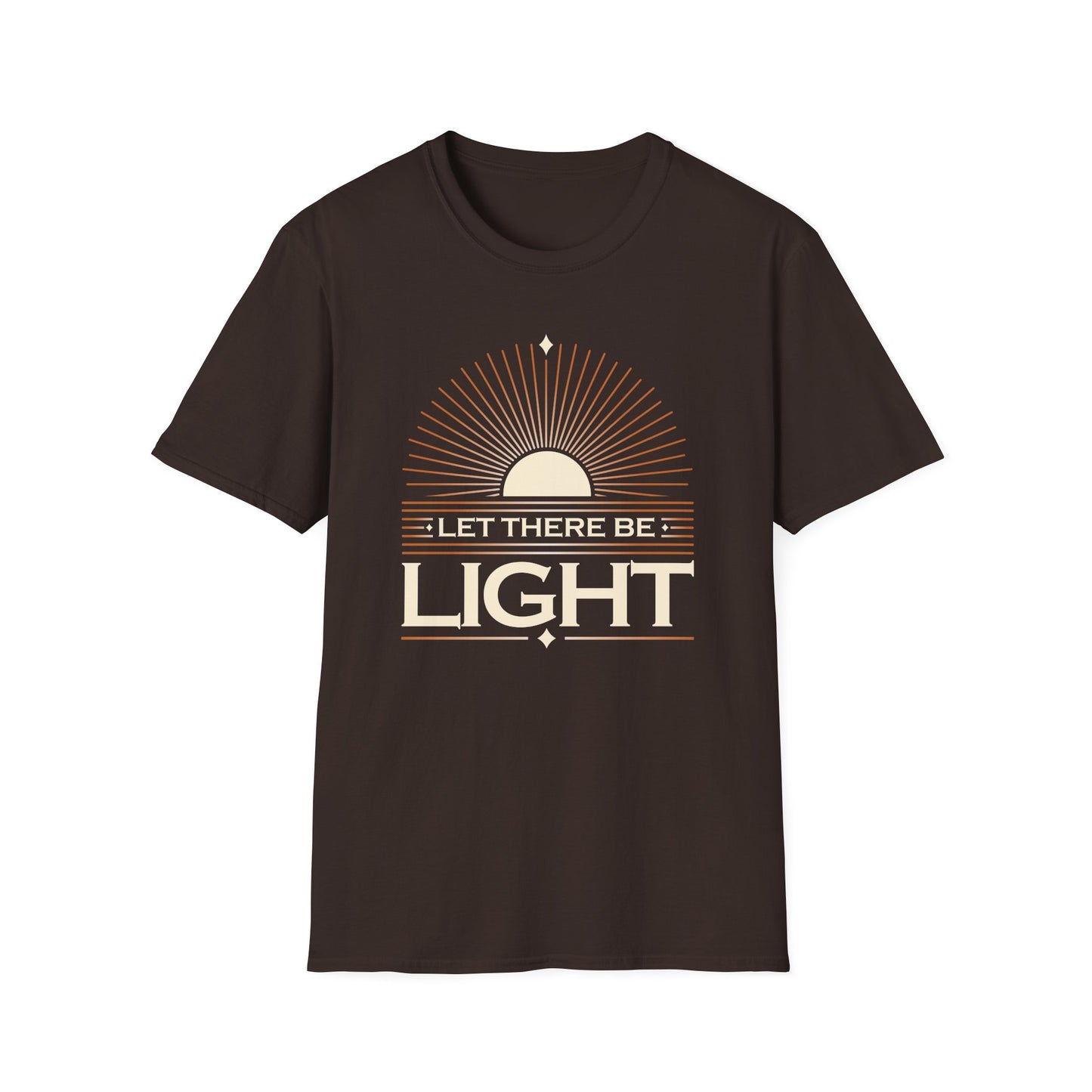 ""Let There Be Light" " Unisex Softstyle T-Shirt - The Shield of Light