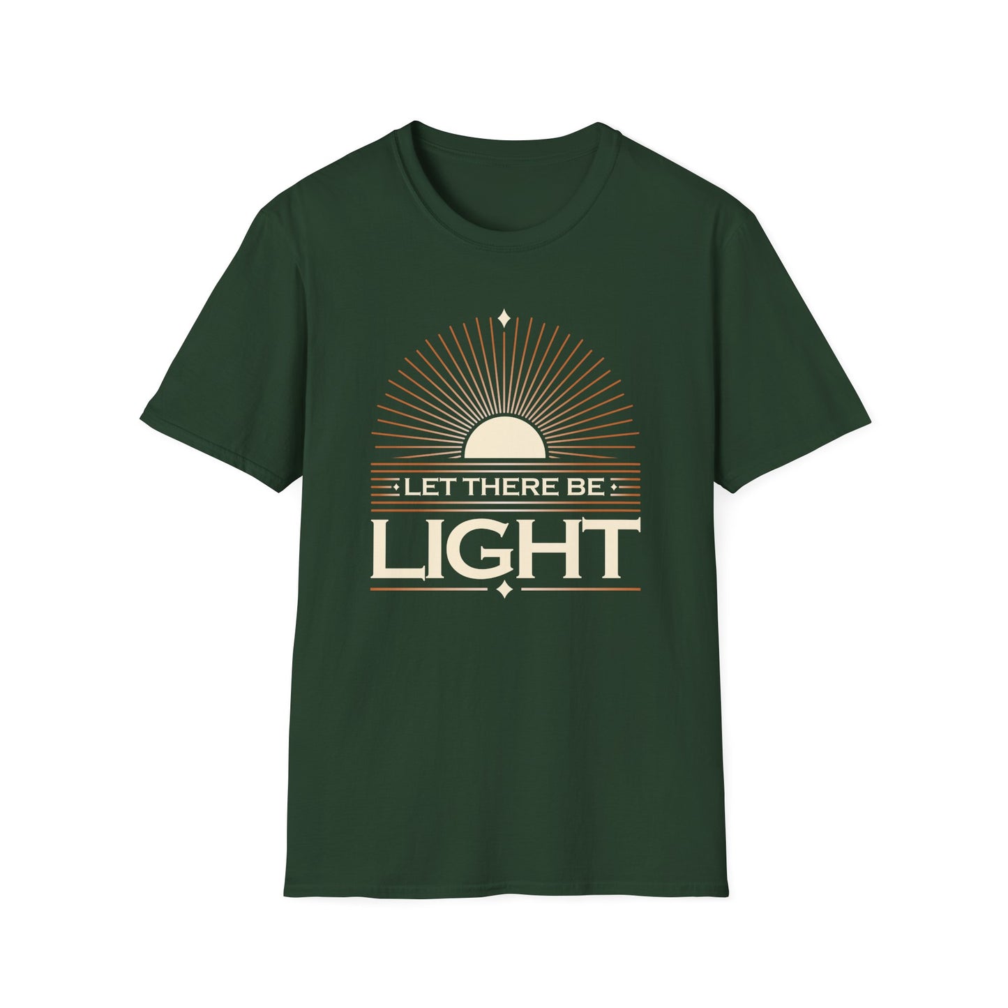 ""Let There Be Light" " Unisex Softstyle T-Shirt - The Shield of Light