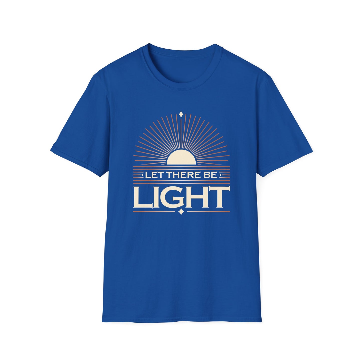""Let There Be Light" " Unisex Softstyle T-Shirt - The Shield of Light