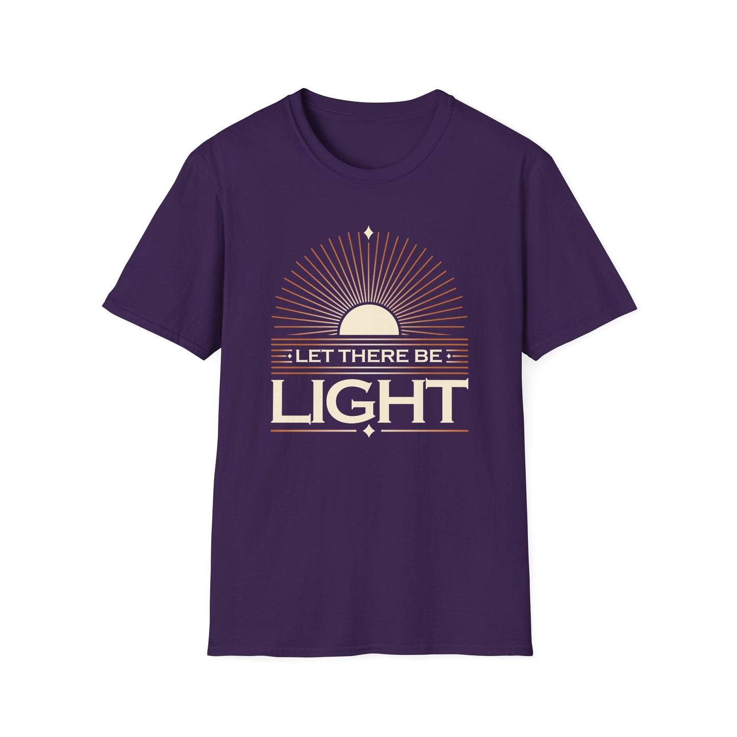 ""Let There Be Light" " Unisex Softstyle T-Shirt - The Shield of Light