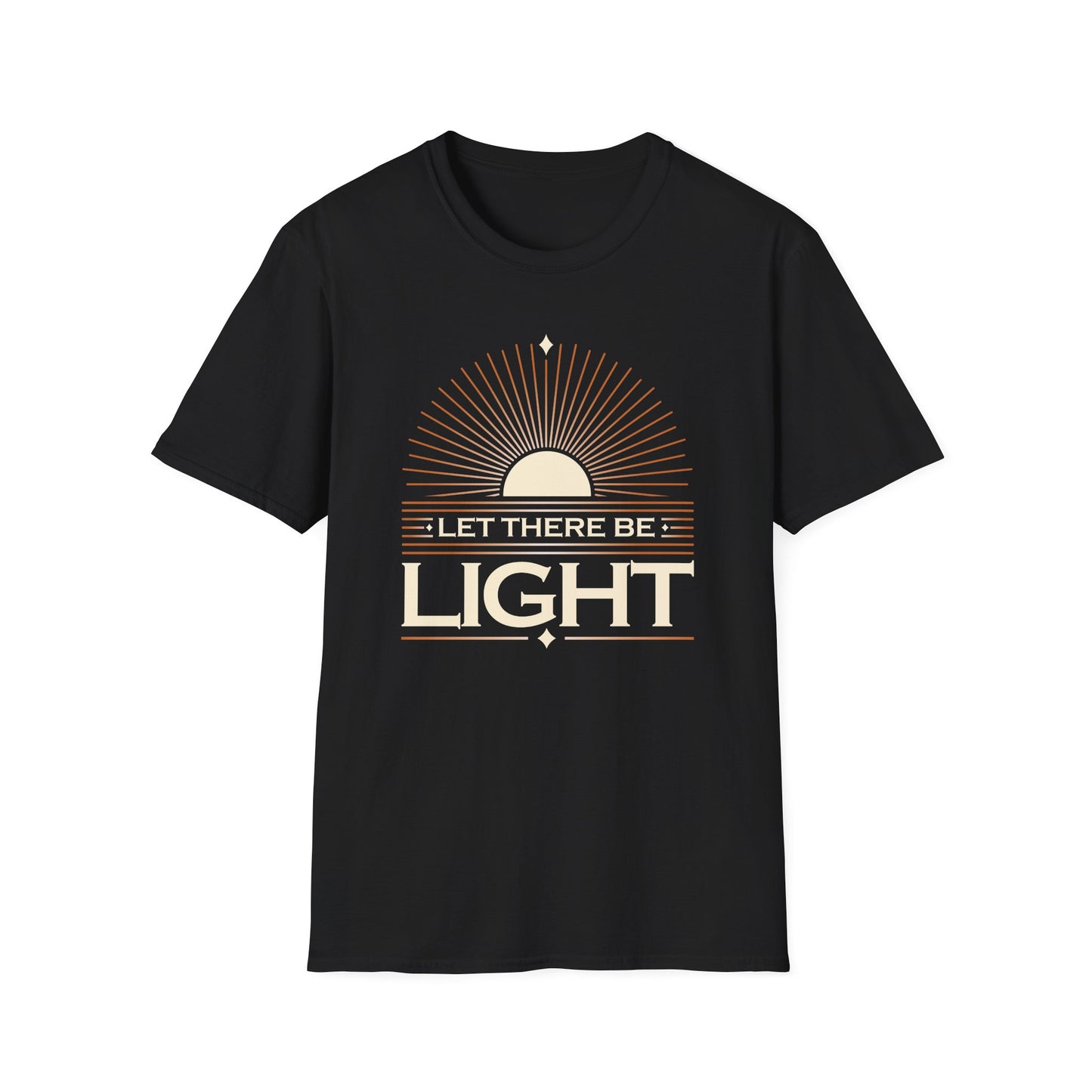 ""Let There Be Light" " Unisex Softstyle T-Shirt - The Shield of Light