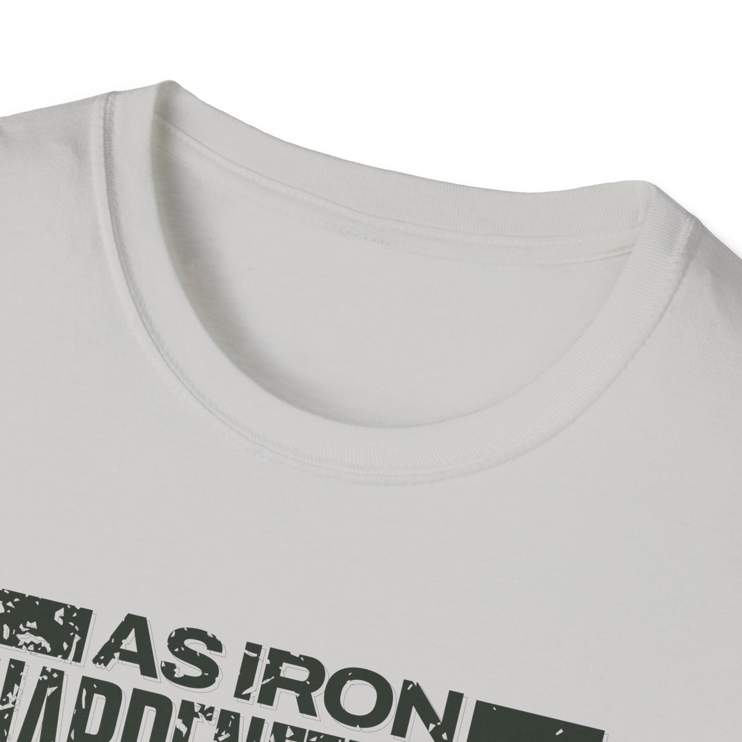 "As Iron Sharpeneth Iron So One Person Sharpens Another" Unisex Softstyle T-Shirt - The Shield of Light