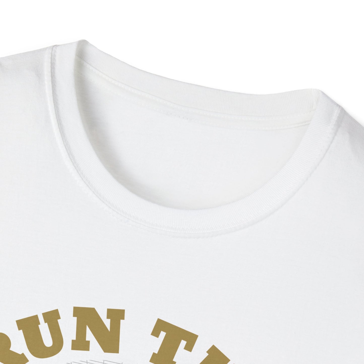 "Run The Race" Unisex Softstyle T-Shirt - The Shield of Light