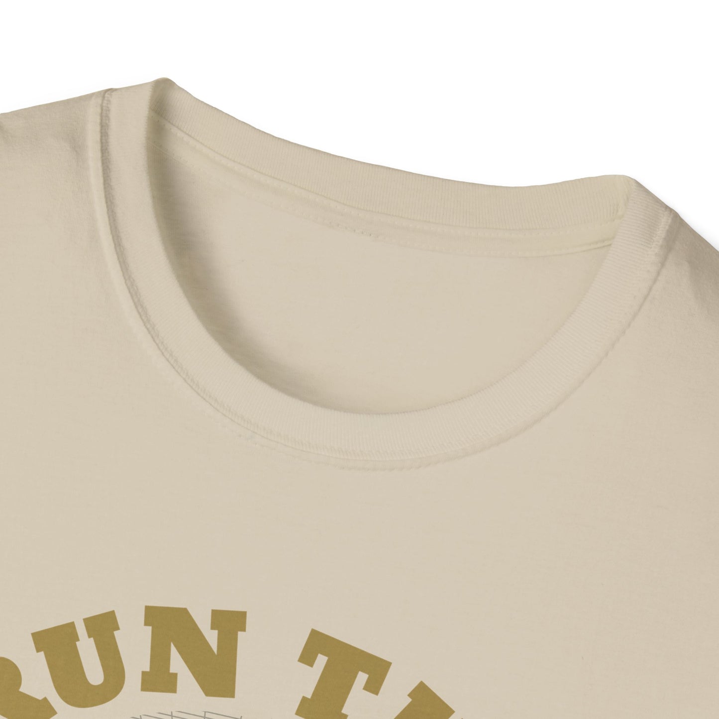 "Run The Race" Unisex Softstyle T-Shirt - The Shield of Light