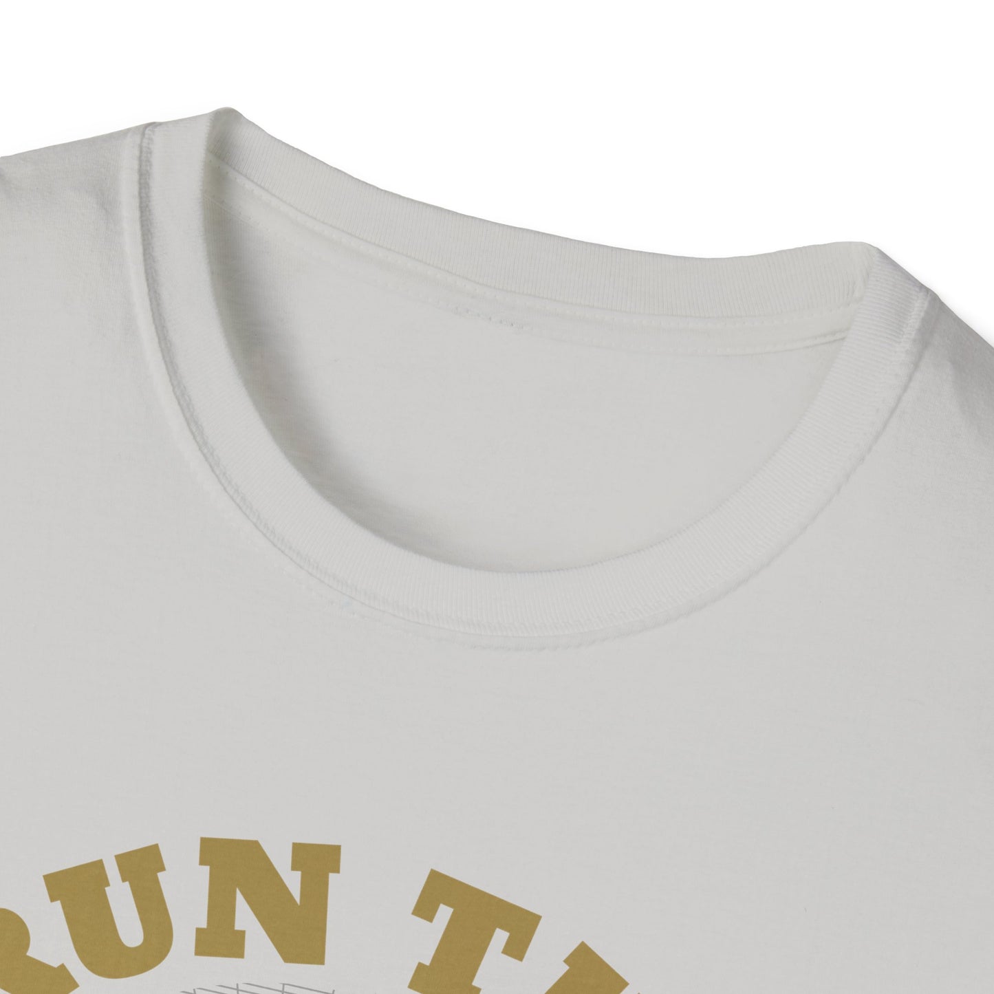 "Run The Race" Unisex Softstyle T-Shirt - The Shield of Light