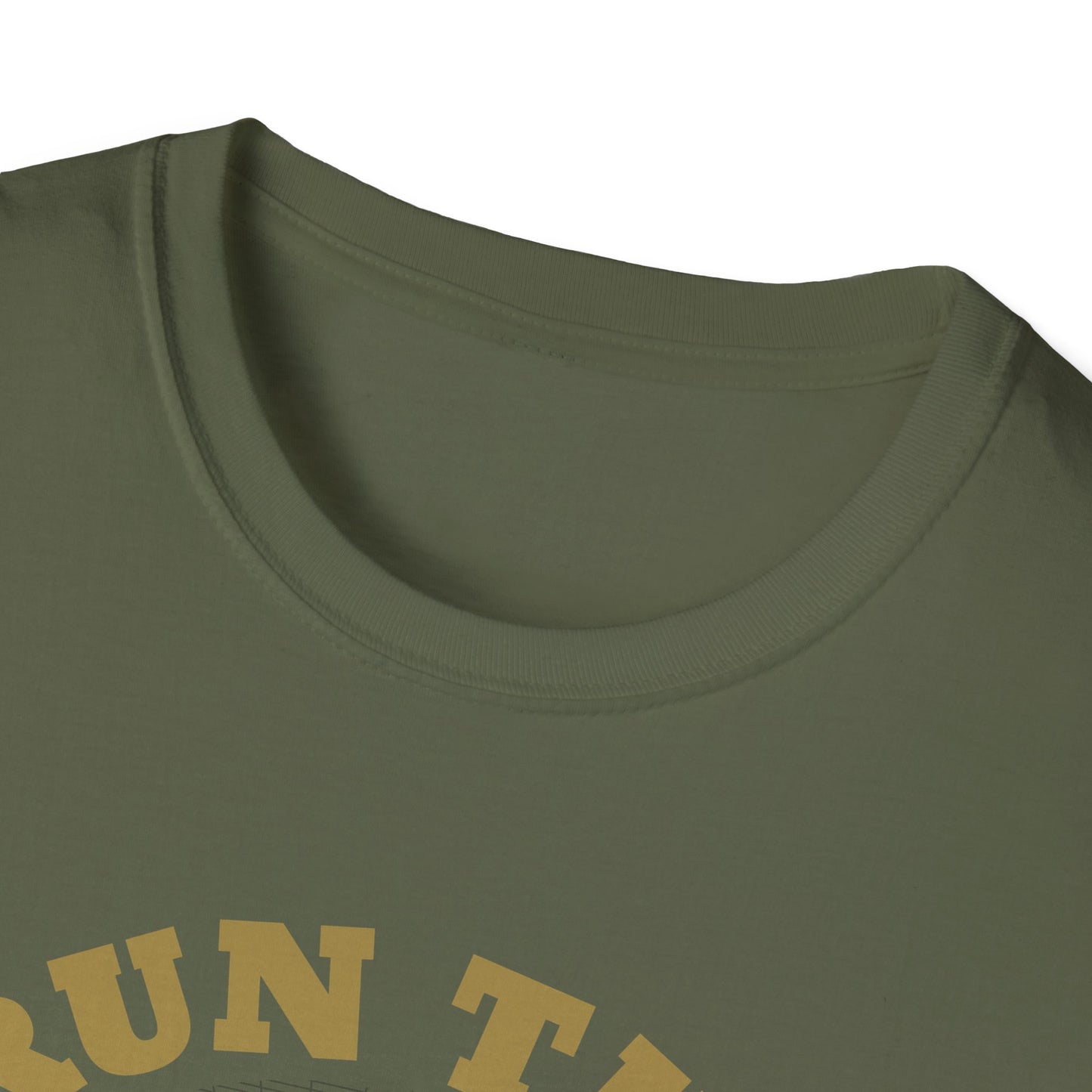 "Run The Race" Unisex Softstyle T-Shirt - The Shield of Light