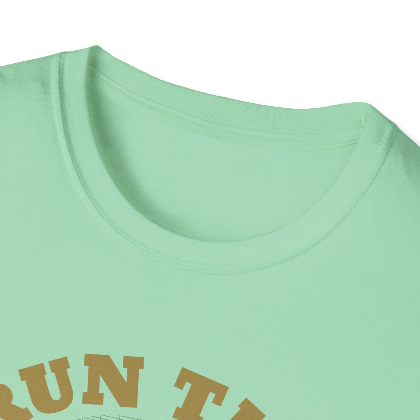 "Run The Race" Unisex Softstyle T-Shirt - The Shield of Light
