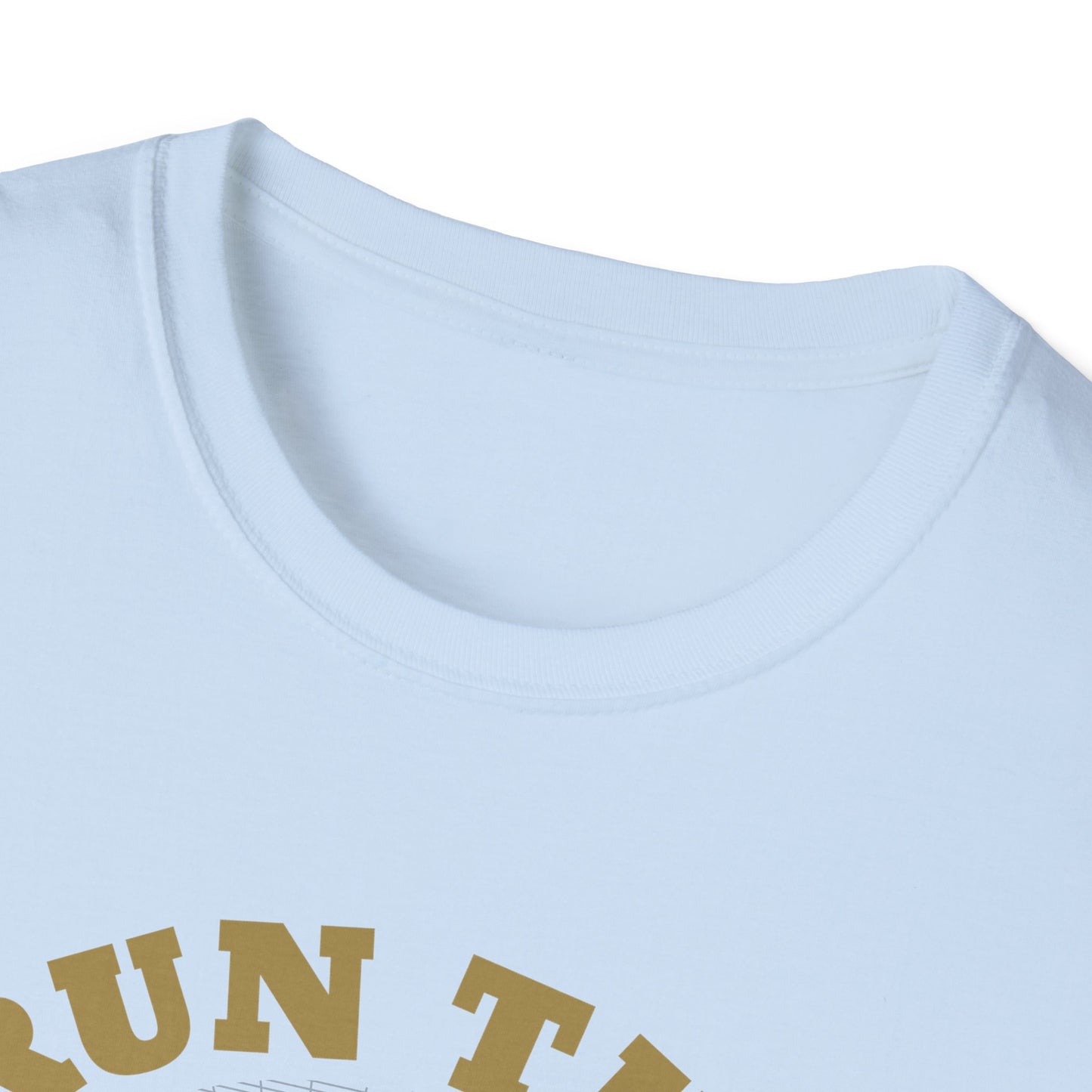 "Run The Race" Unisex Softstyle T-Shirt - The Shield of Light
