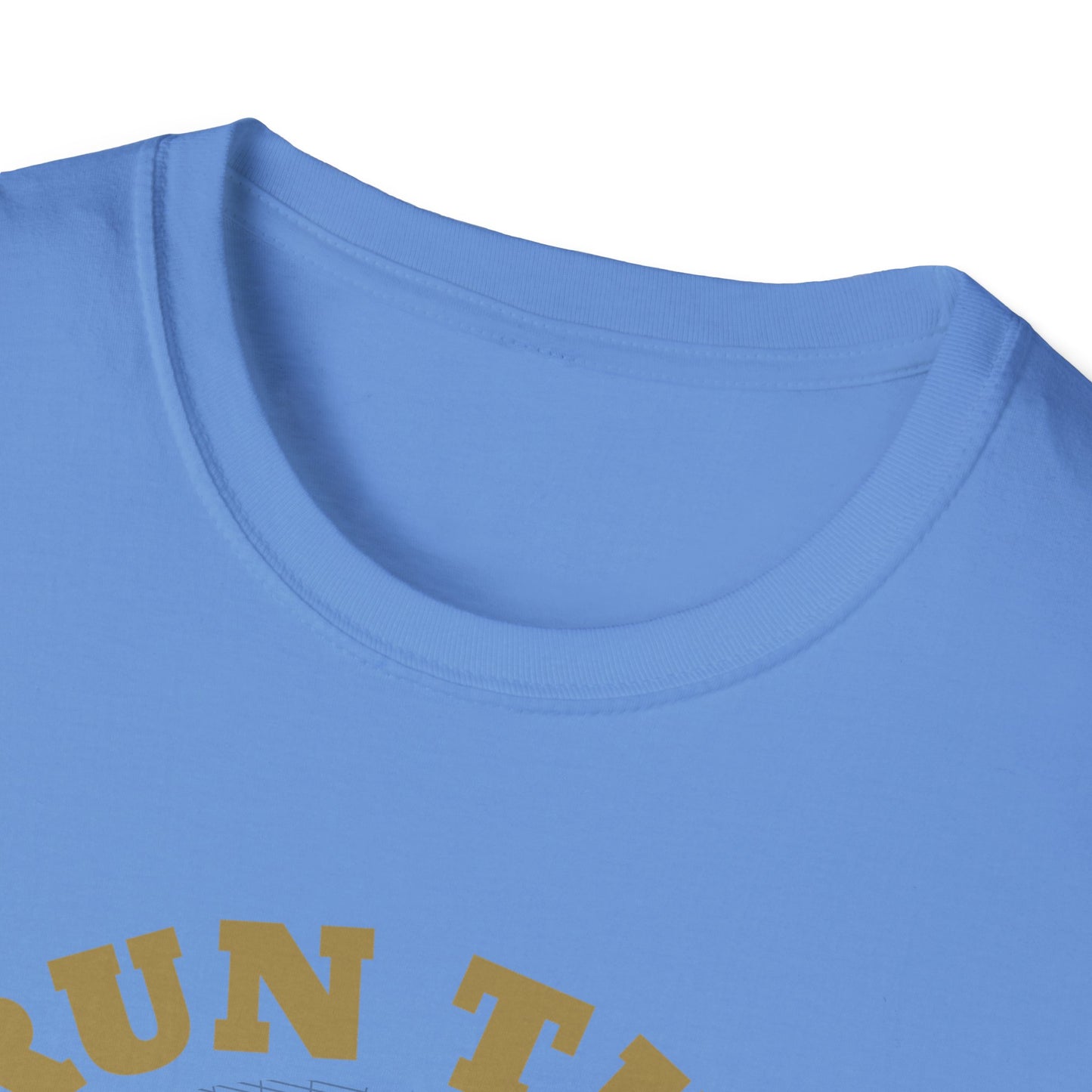 "Run The Race" Unisex Softstyle T-Shirt - The Shield of Light