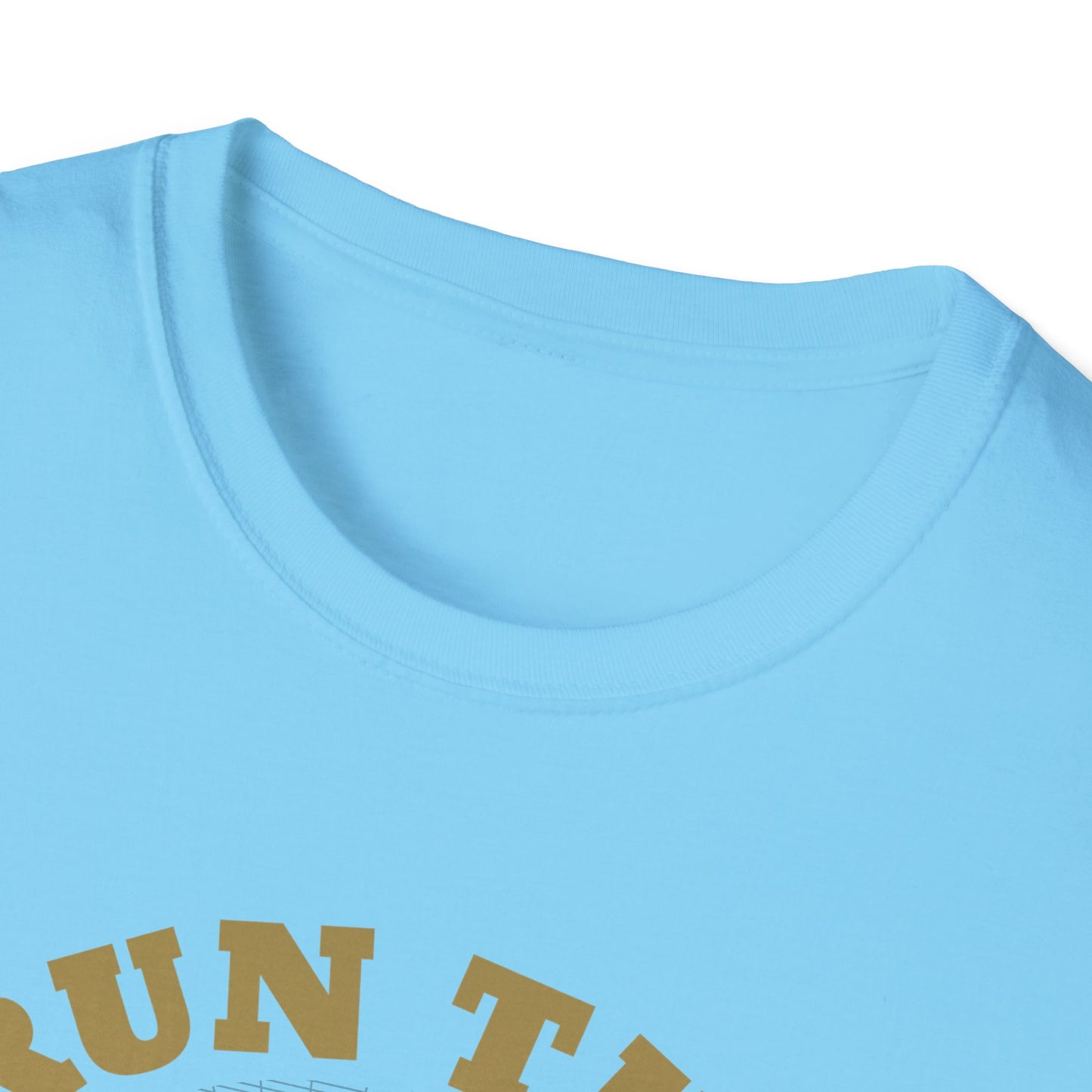 "Run The Race" Unisex Softstyle T-Shirt - The Shield of Light