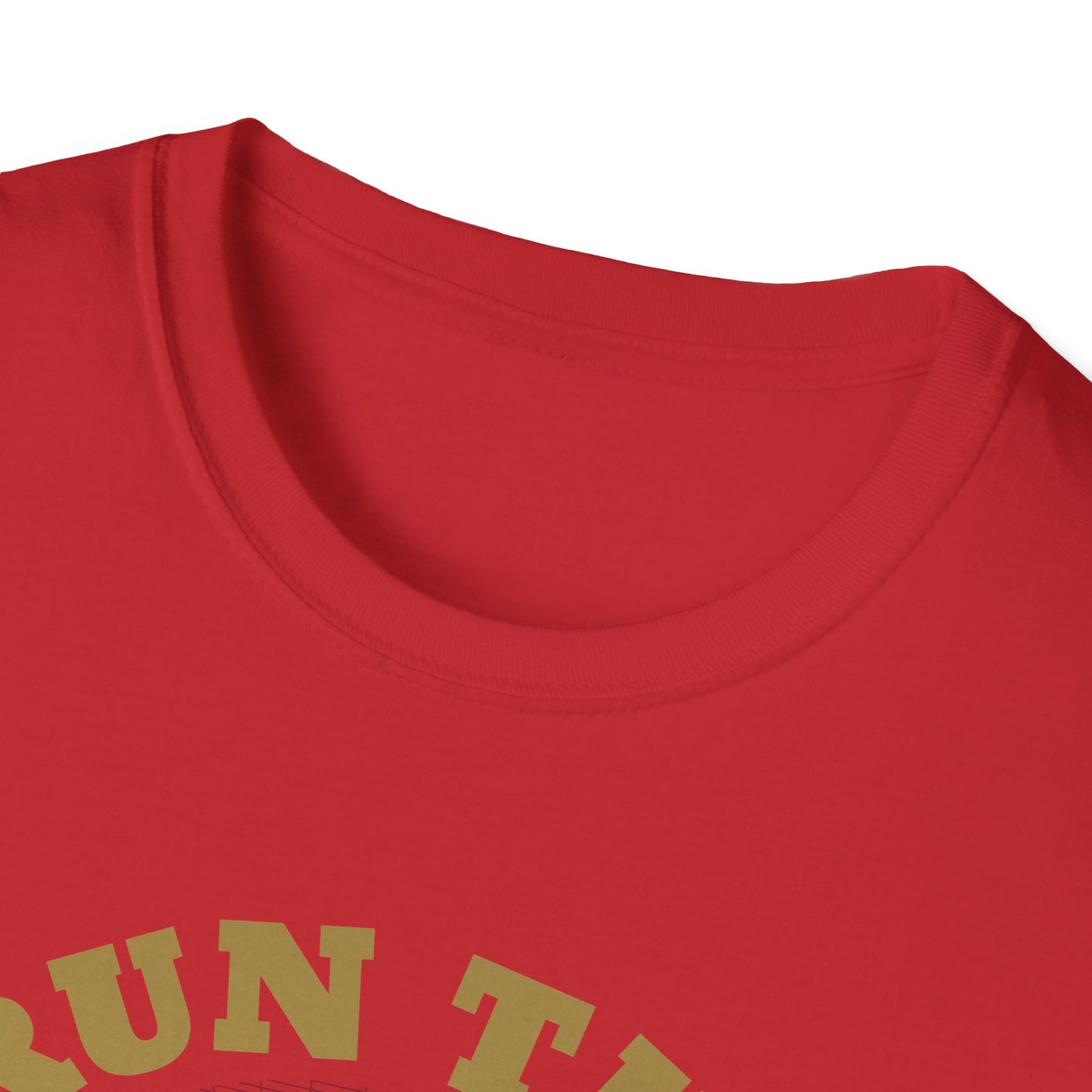 "Run The Race" Unisex Softstyle T-Shirt - The Shield of Light