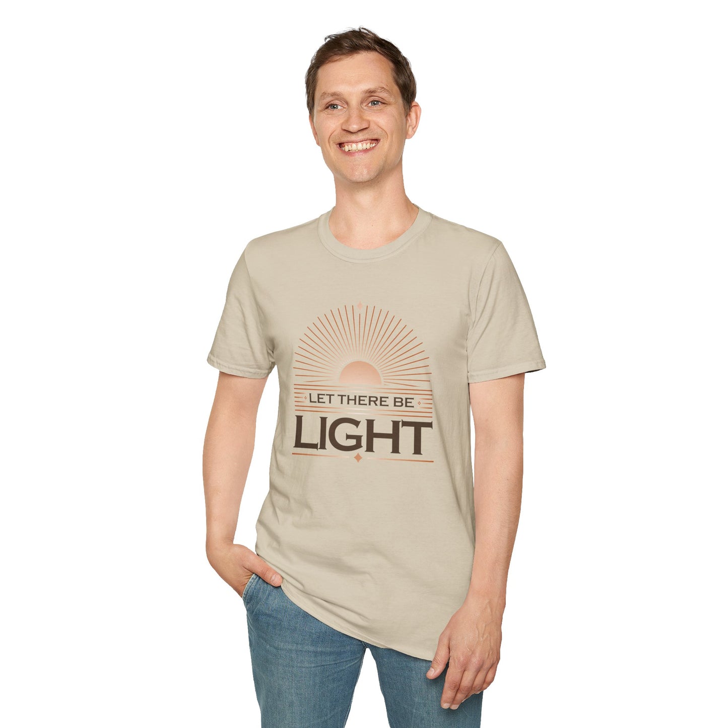 "Let There Be Light" Unisex Softstyle T-Shirt - The Shield of Light