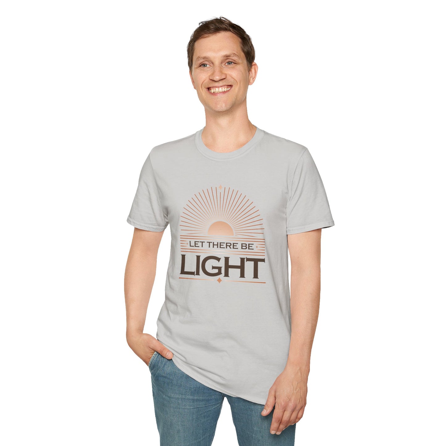 "Let There Be Light" Unisex Softstyle T-Shirt - The Shield of Light