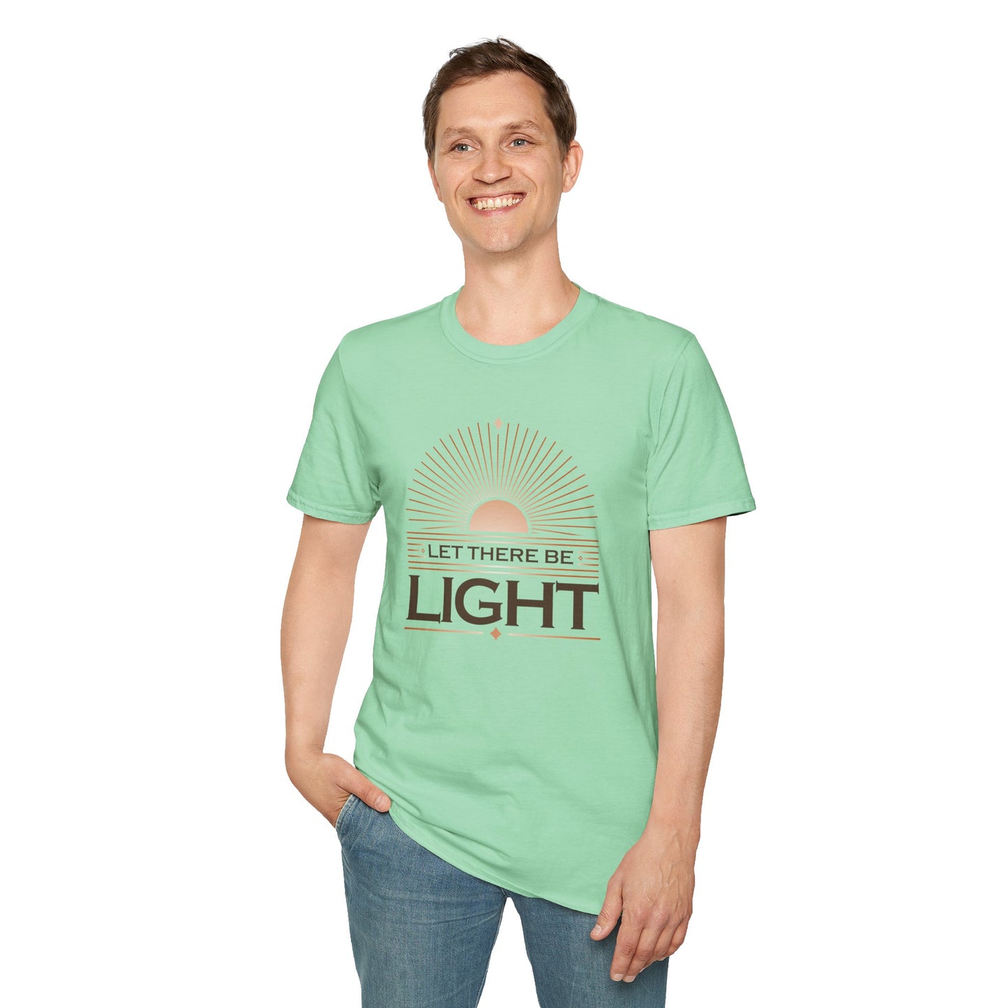 "Let There Be Light" Unisex Softstyle T-Shirt - The Shield of Light