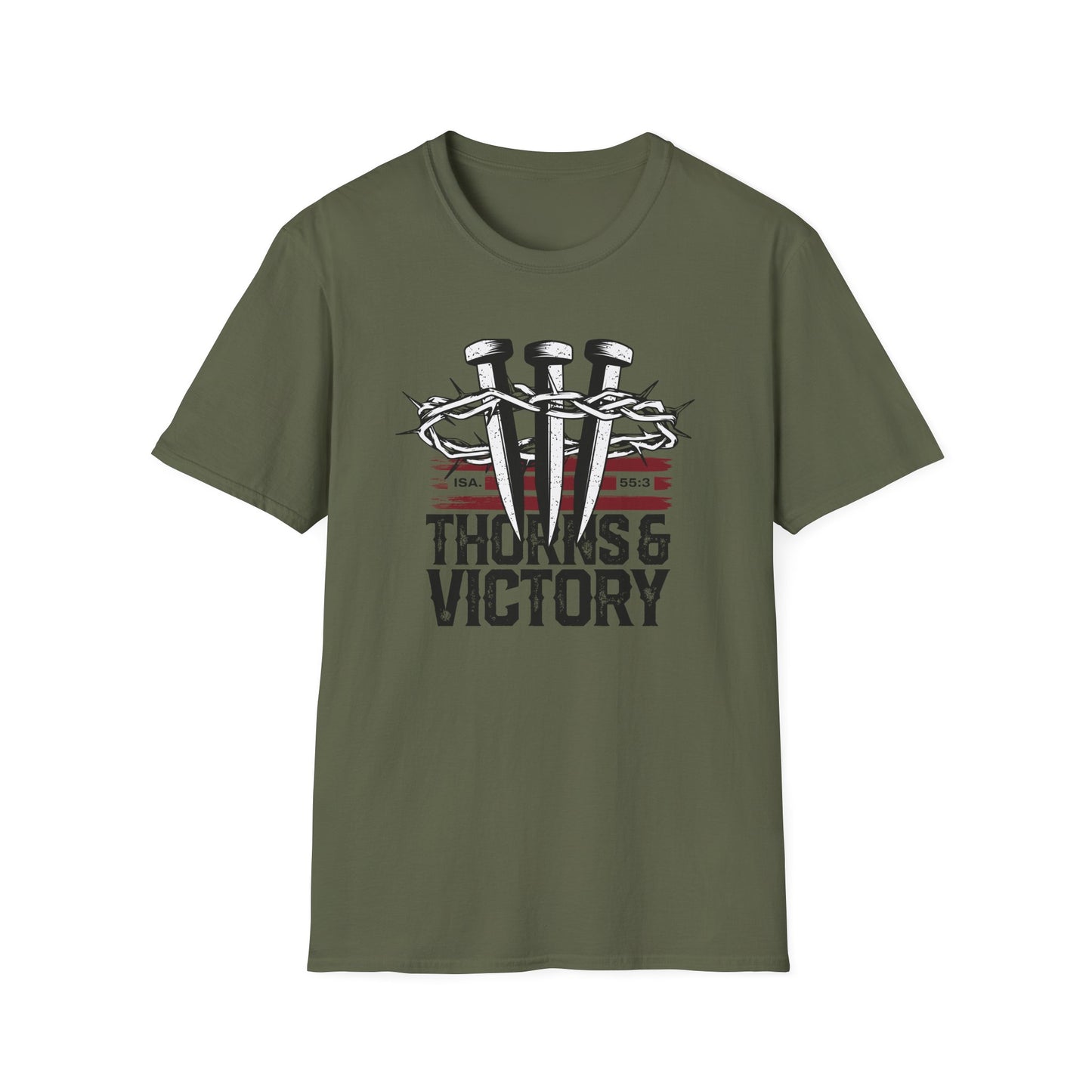 "Thorns & Victory " Unisex Softstyle T-Shirt - The Shield of Light