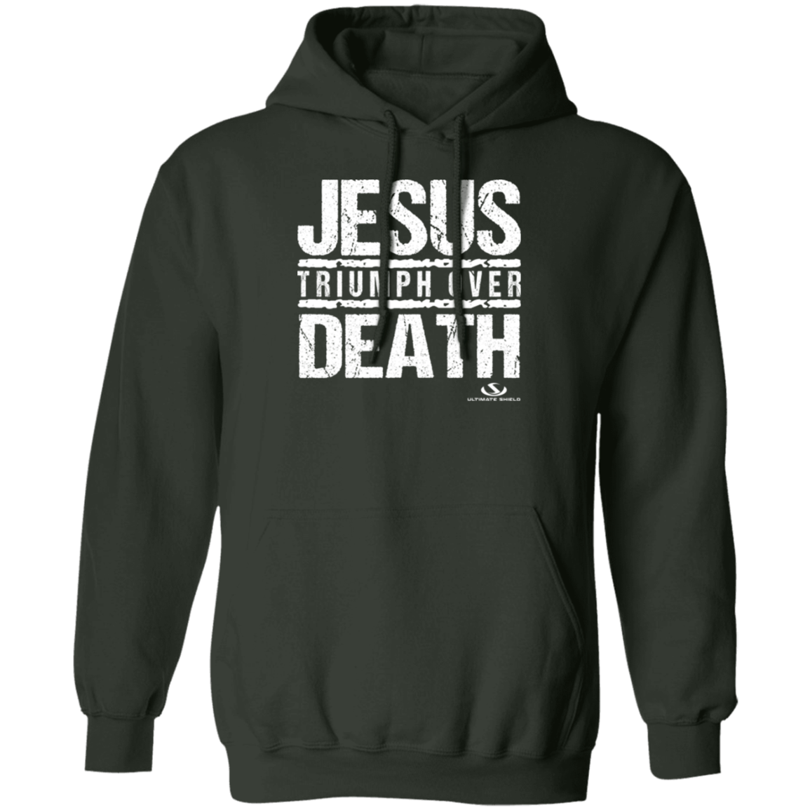 JESUS TRIUMPH OVER DEATH Pullover Hoodie - The Shield of Light