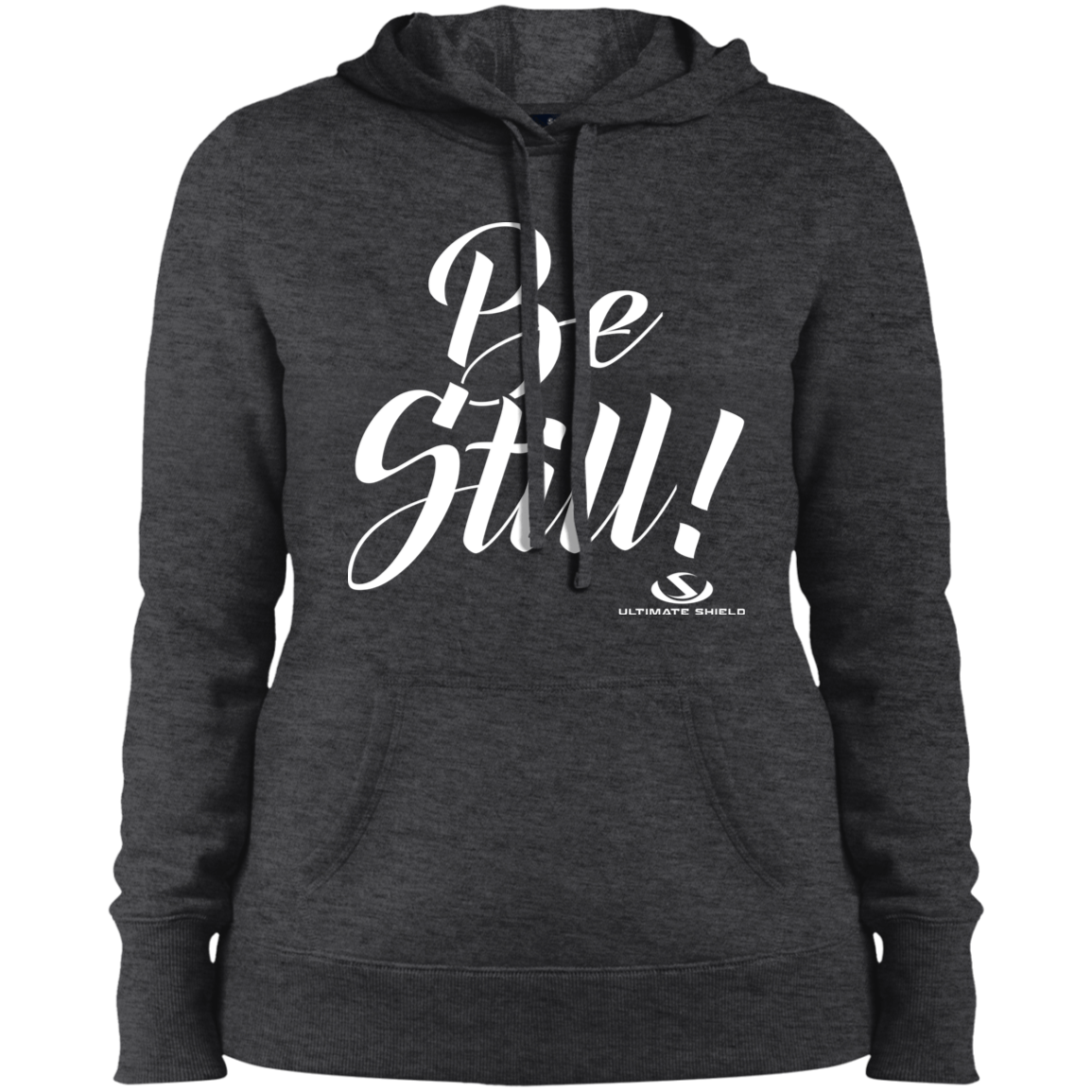 BE STILL Ladies' Pullover Hooded Sweatshirt - The Shield of Light