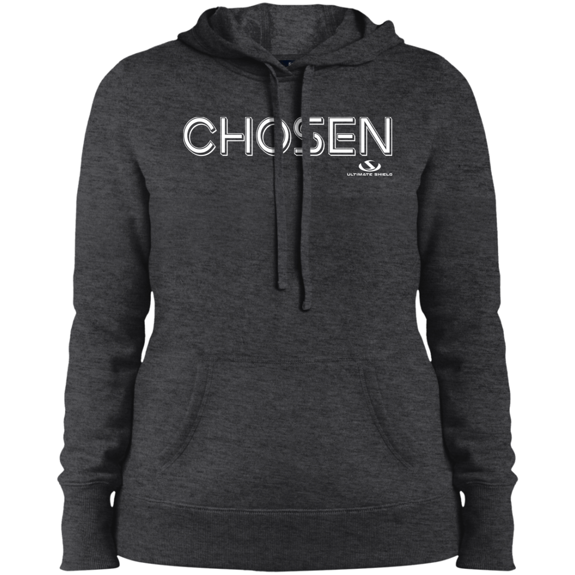 CHOSEN Ladies' Pullover Hooded Sweatshirt - The Shield of Light