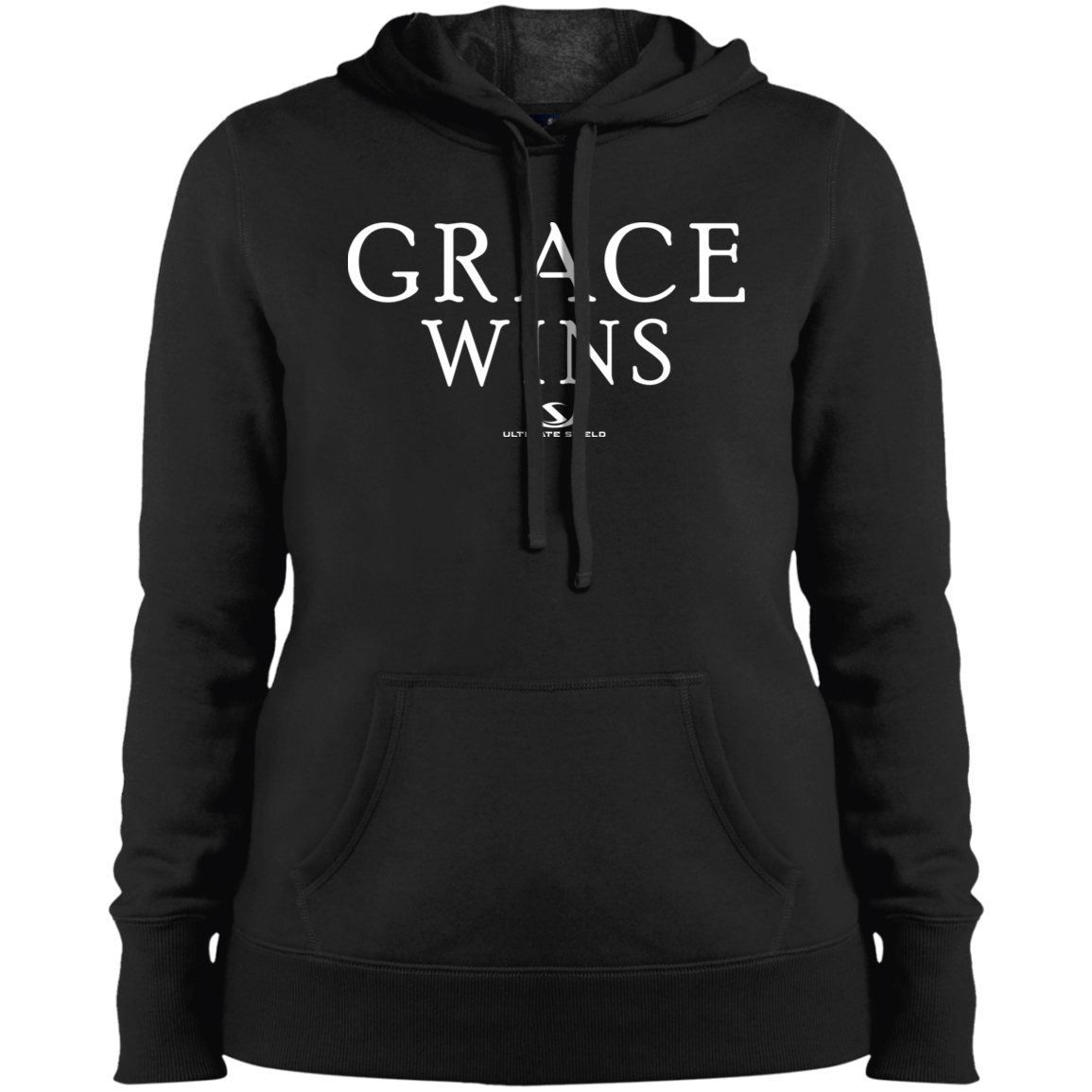 GRACE WINS Ladies' Pullover Hooded Sweatshirt - The Shield of Light