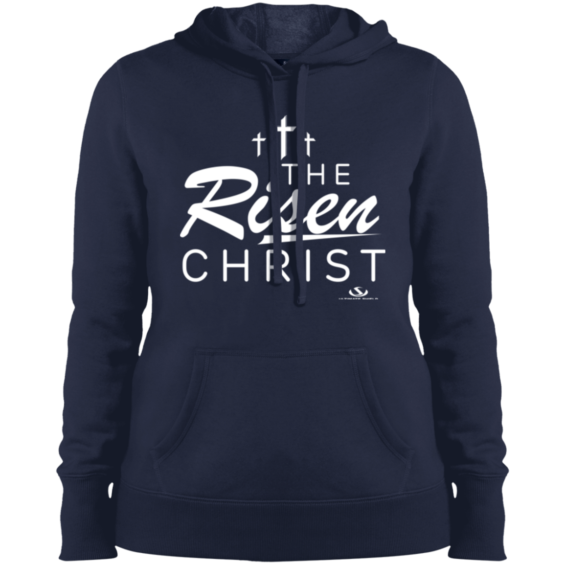 THE RISEN CHRIST Ladies' Pullover Hooded Sweatshirt - The Shield of Light