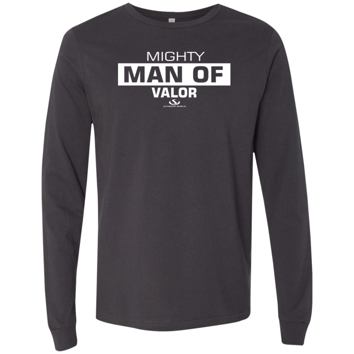 MIGHTY MAN OF VALOR Men's Jersey LS T-Shirt - The Shield of Light