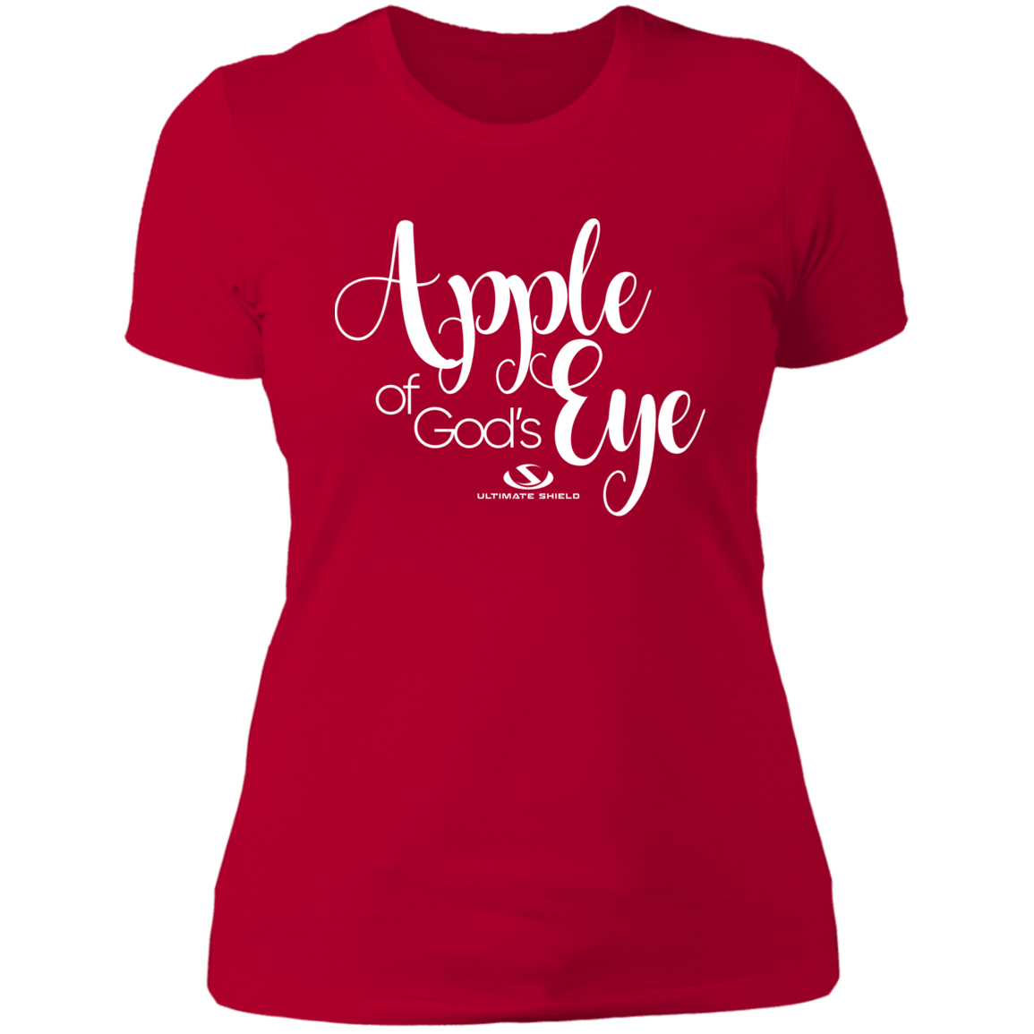 APPLE OF GOD'S EYE Ladies' Boyfriend T-Shirt - The Shield of Light