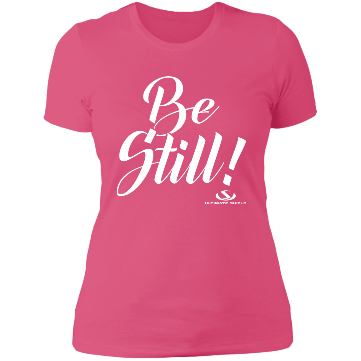 BE STILL Ladies' Boyfriend T-Shirt - The Shield of Light