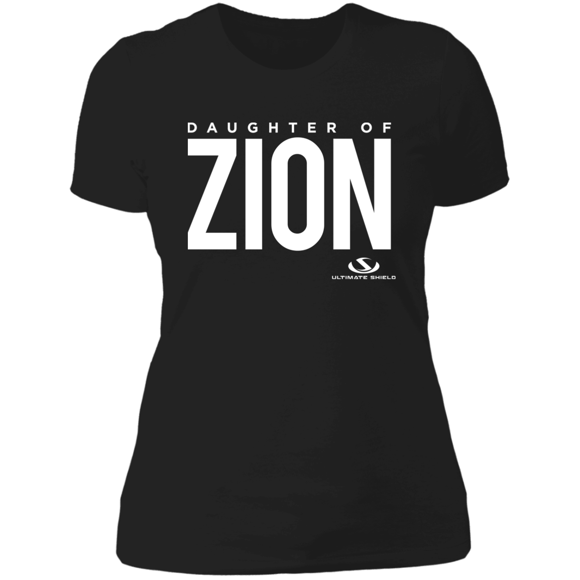 DAUGHTER OF ZION Ladies' Boyfriend T-Shirt - The Shield of Light