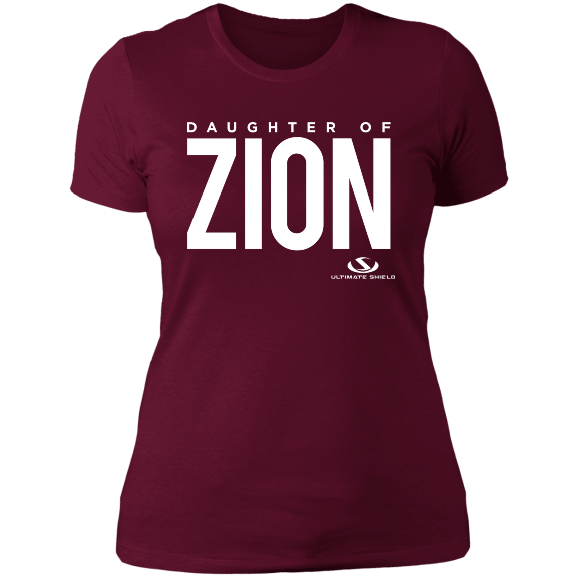 DAUGHTER OF ZION Ladies' Boyfriend T-Shirt - The Shield of Light