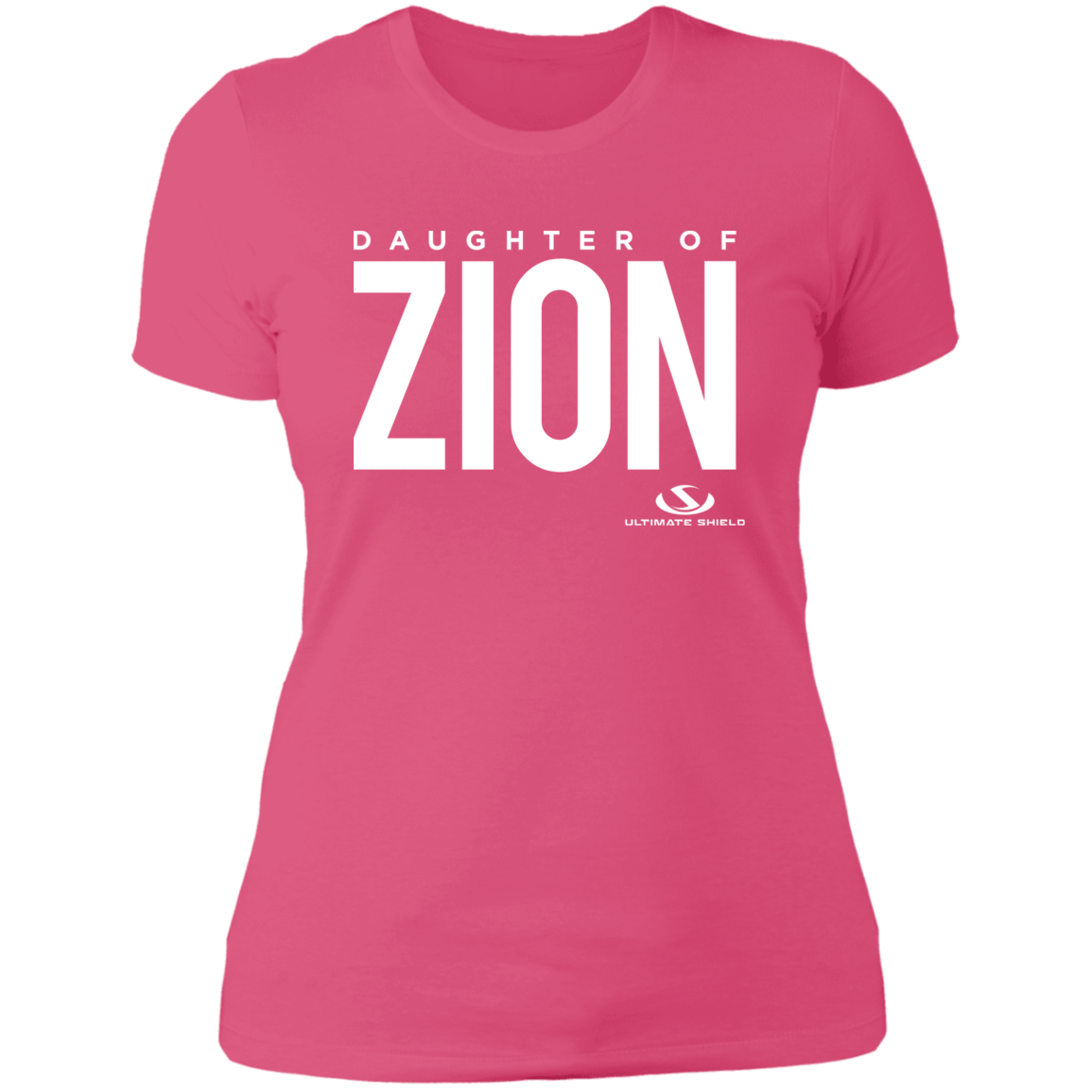 DAUGHTER OF ZION Ladies' Boyfriend T-Shirt - The Shield of Light